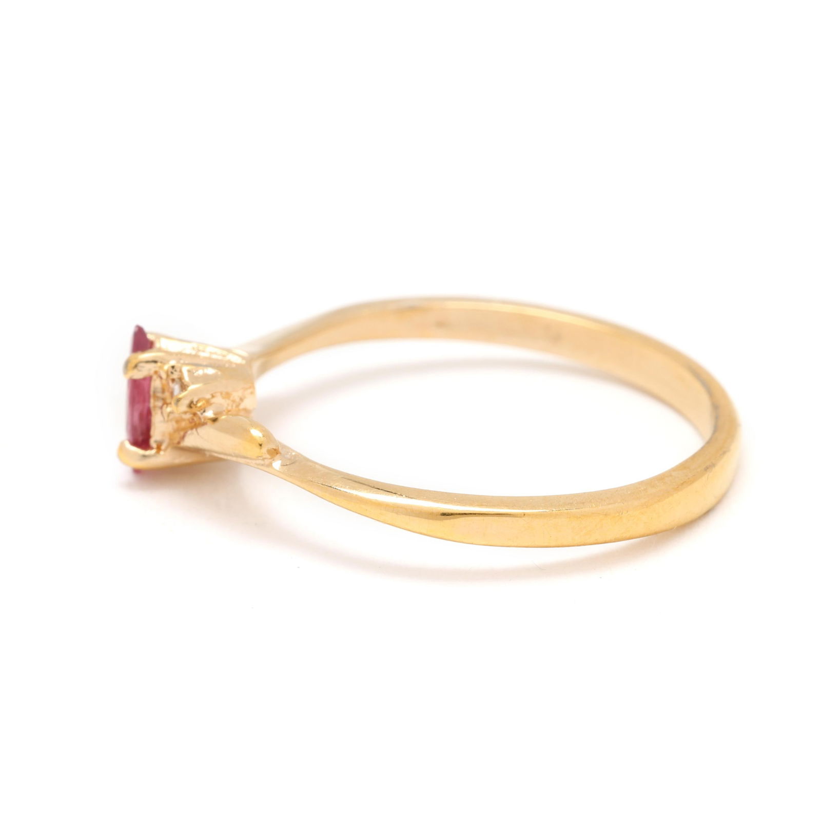 Gold and Ruby Ring - 4