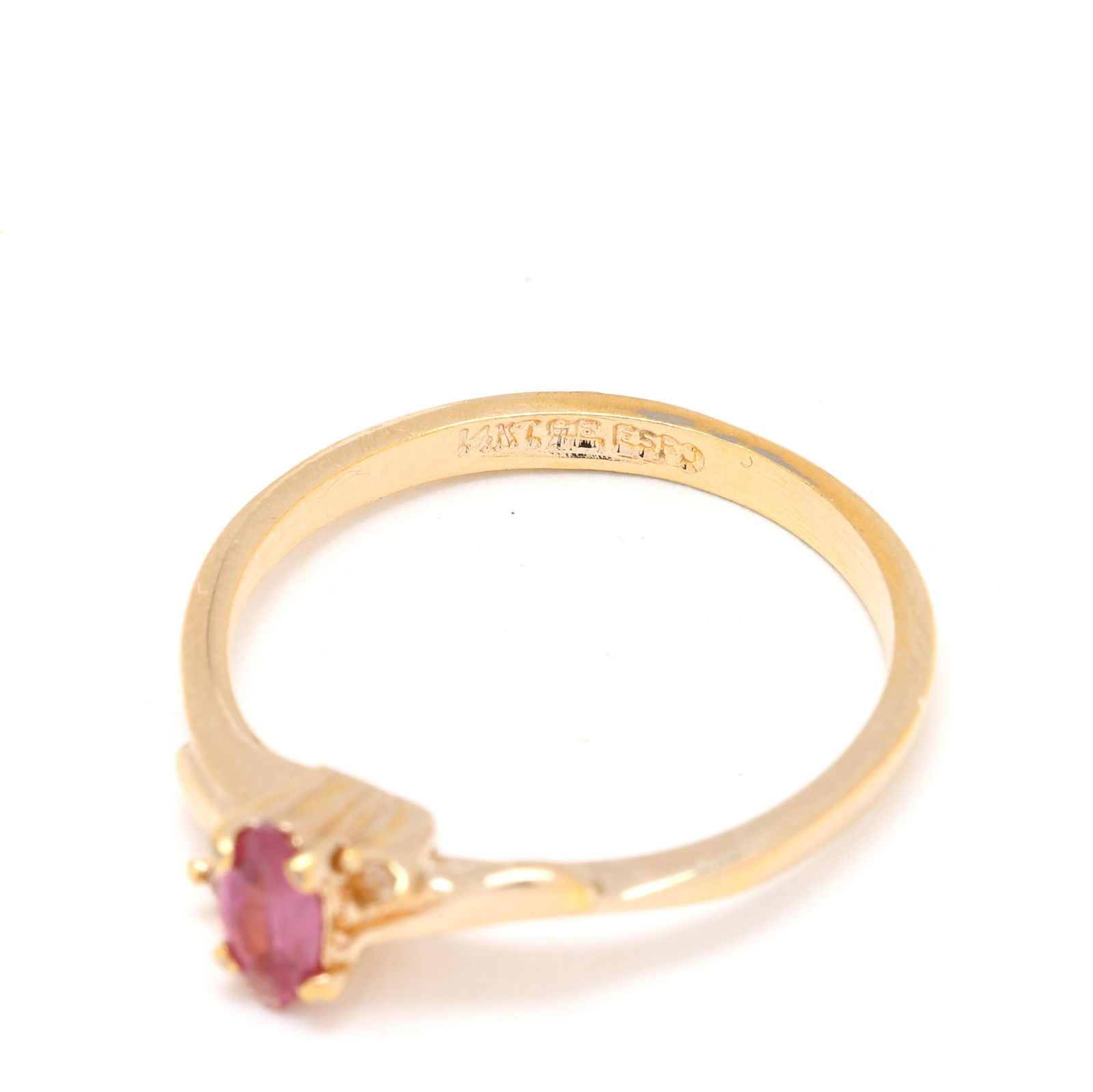 Gold and Ruby Ring - 5