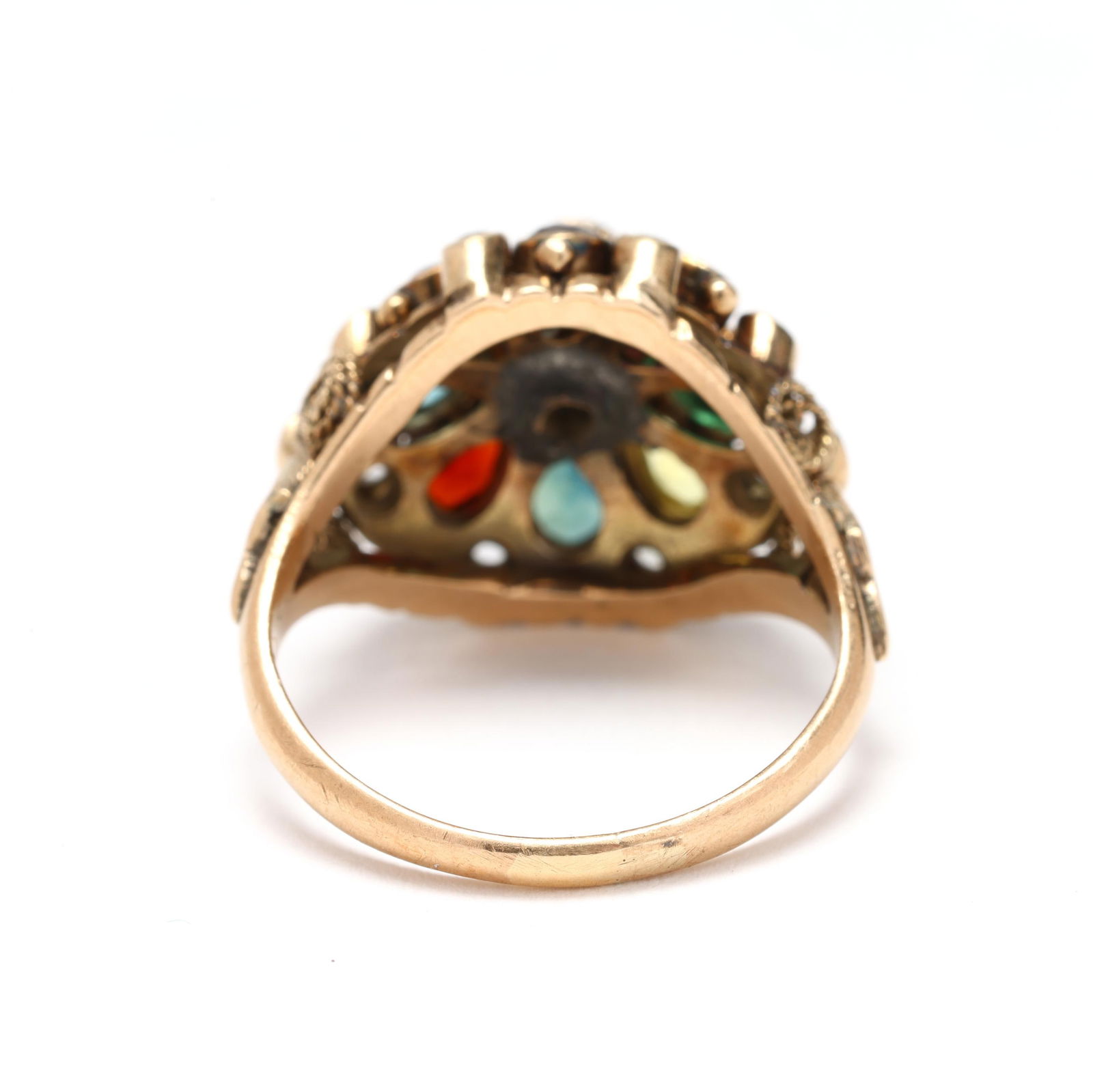 Gold and Gem-Set Ring - 3