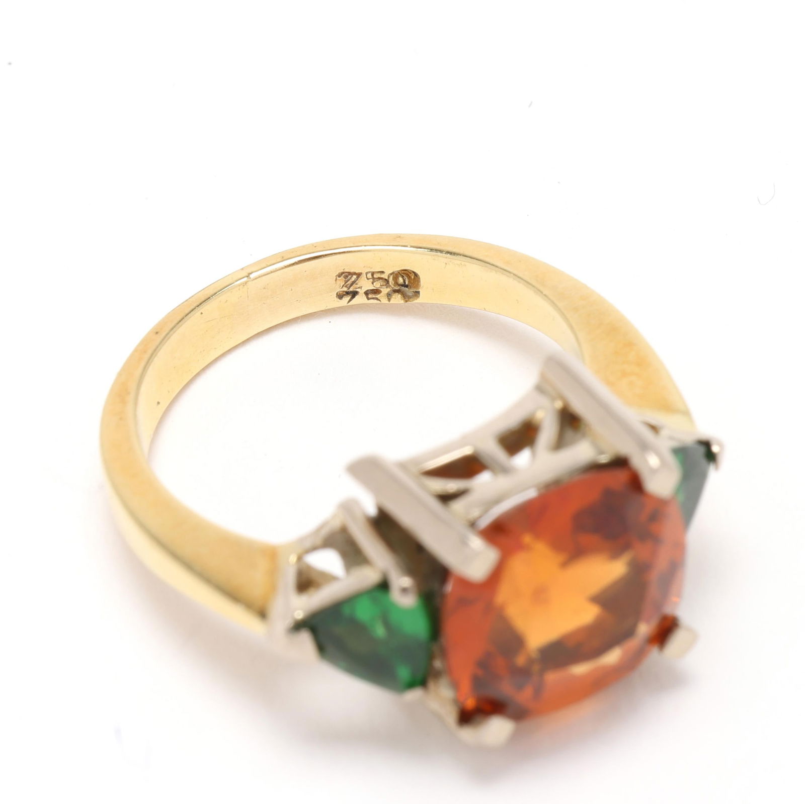 Gold and Garnet Ring - 5