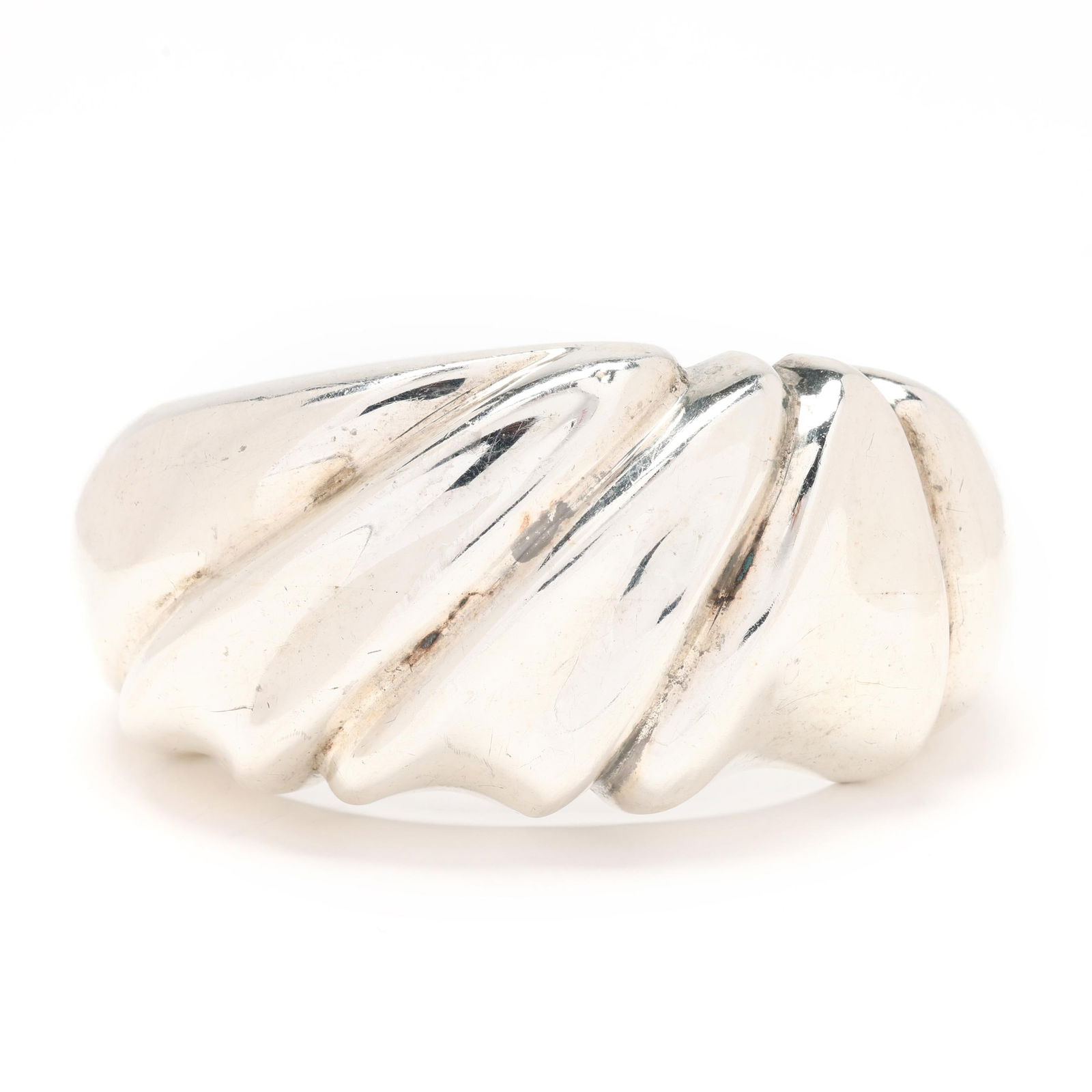 Silver Modernist Cuff Bracelet, Tiffany & Co. (1 of 5)