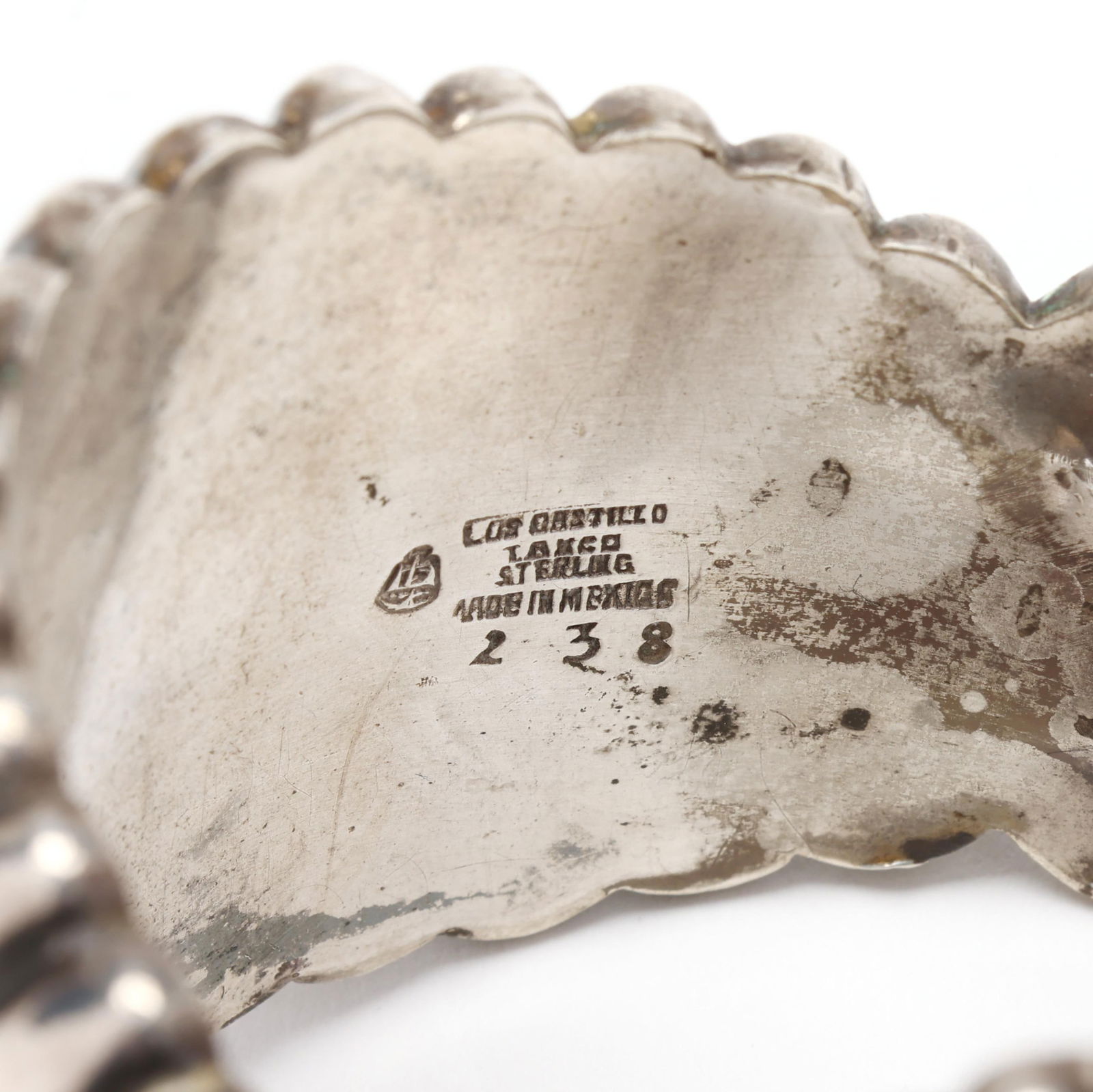 Two Signed Silver Cuff Bracelets, Mexico - 6