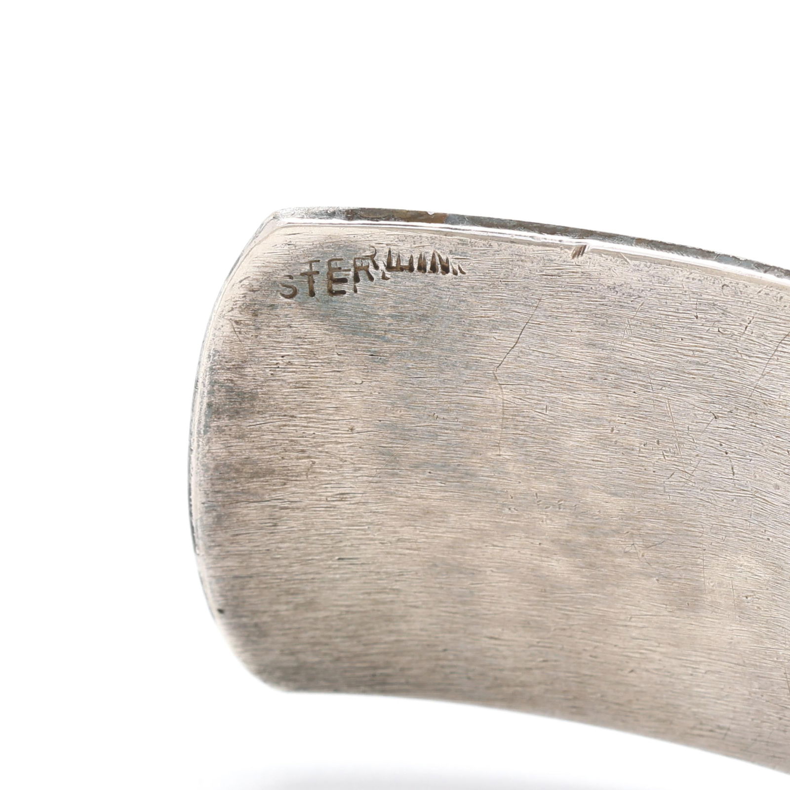 Two Silver and Hardstone Bangle Bracelets - 6