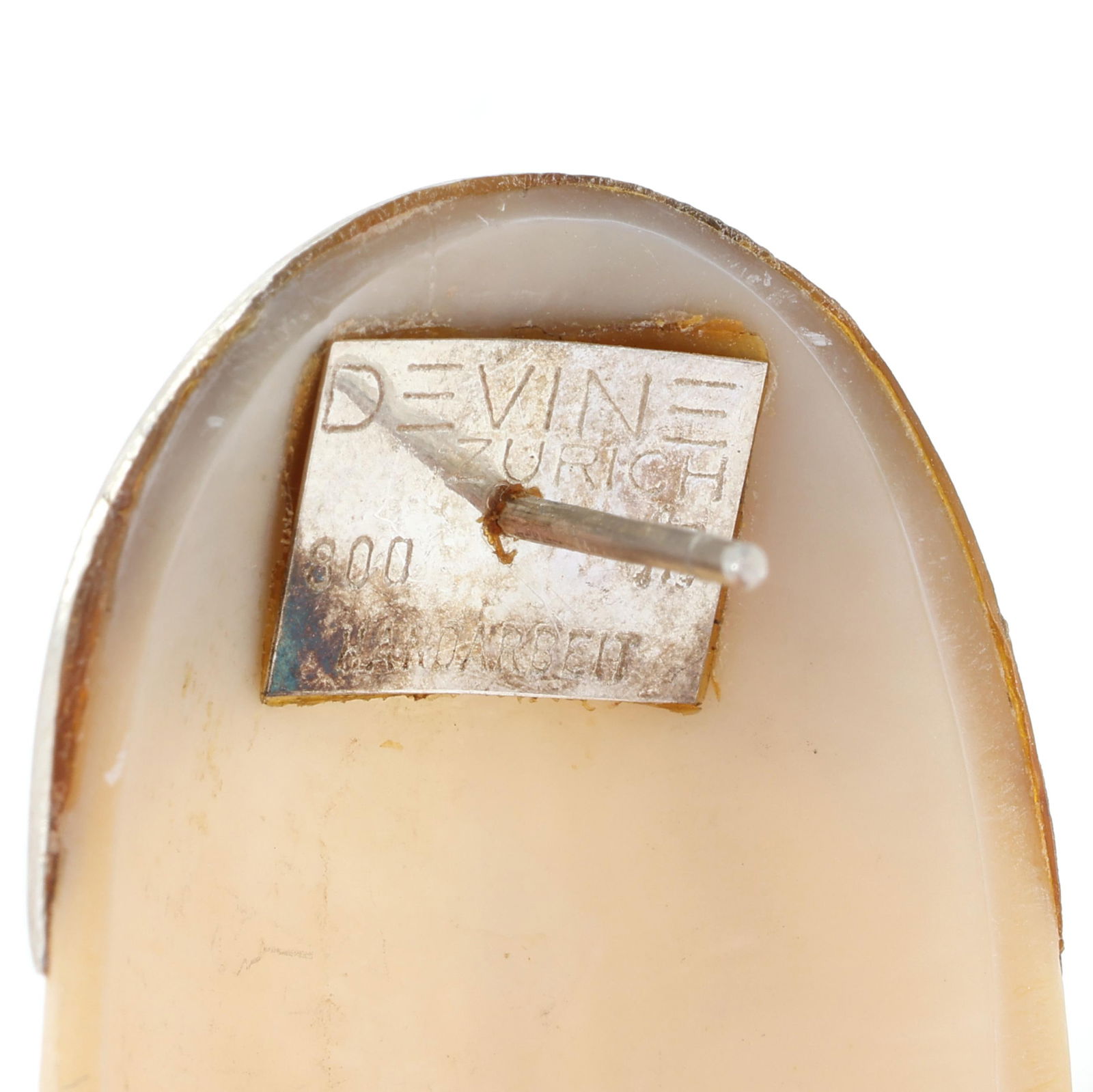 Silver and Shell Earrings - 3