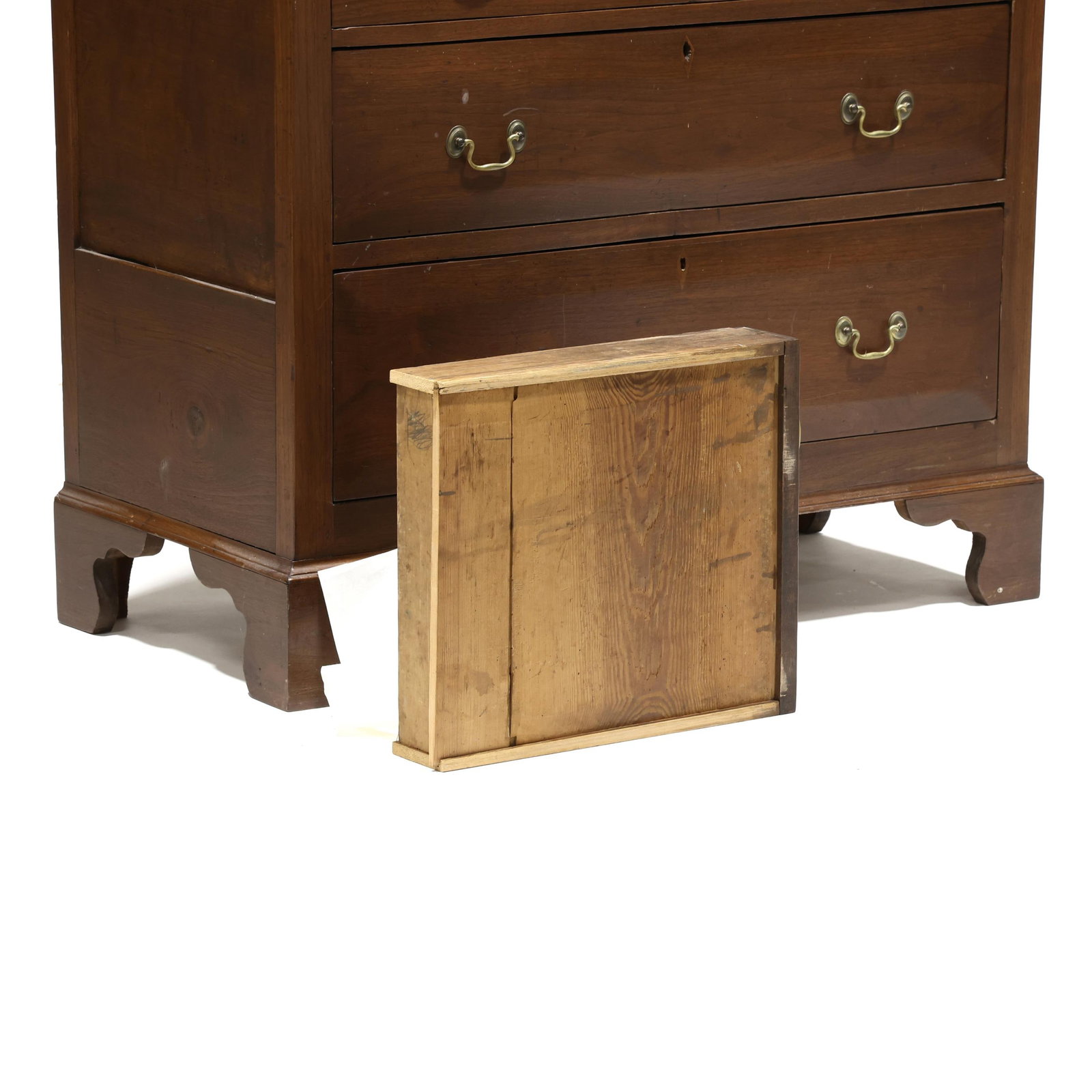 Southern Chippendale Walnut Chest of Drawers - 7