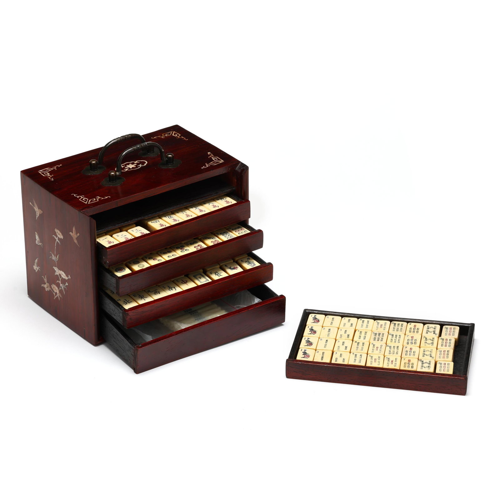 A Mahjong Set in Hardwood Case (1 of 7)