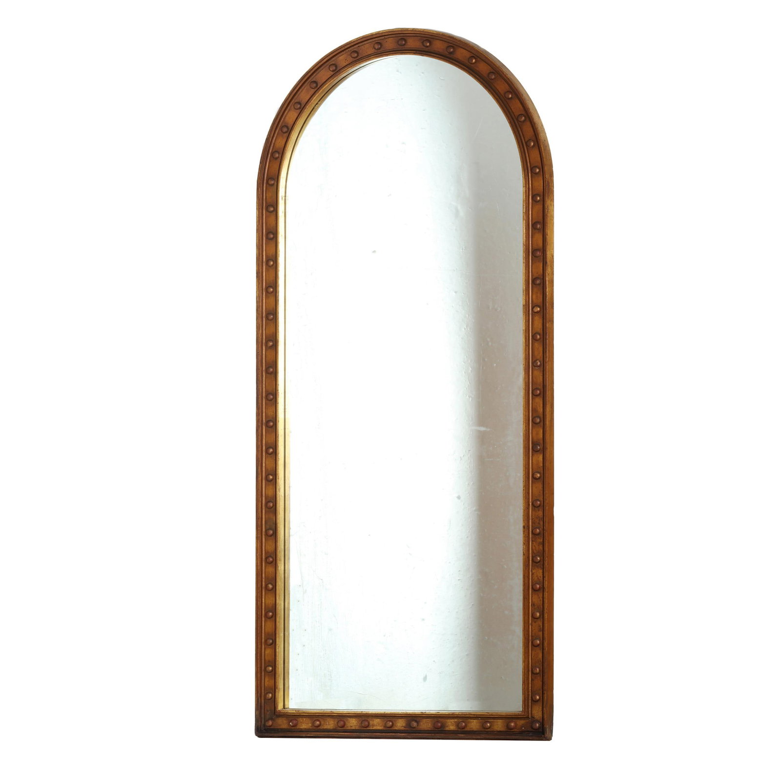 Large Pair of Arched Gilt Wood Mirrors - 4