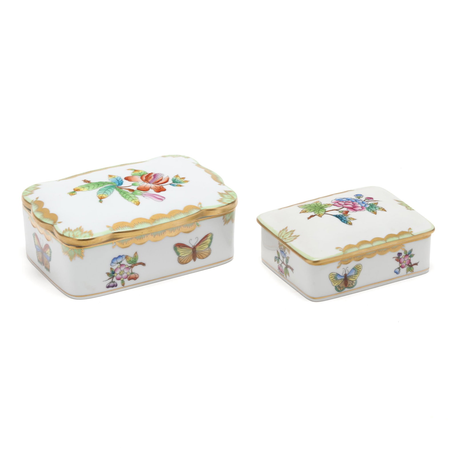 Herend, A Group of Porcelain Accessories and Dishes - 12