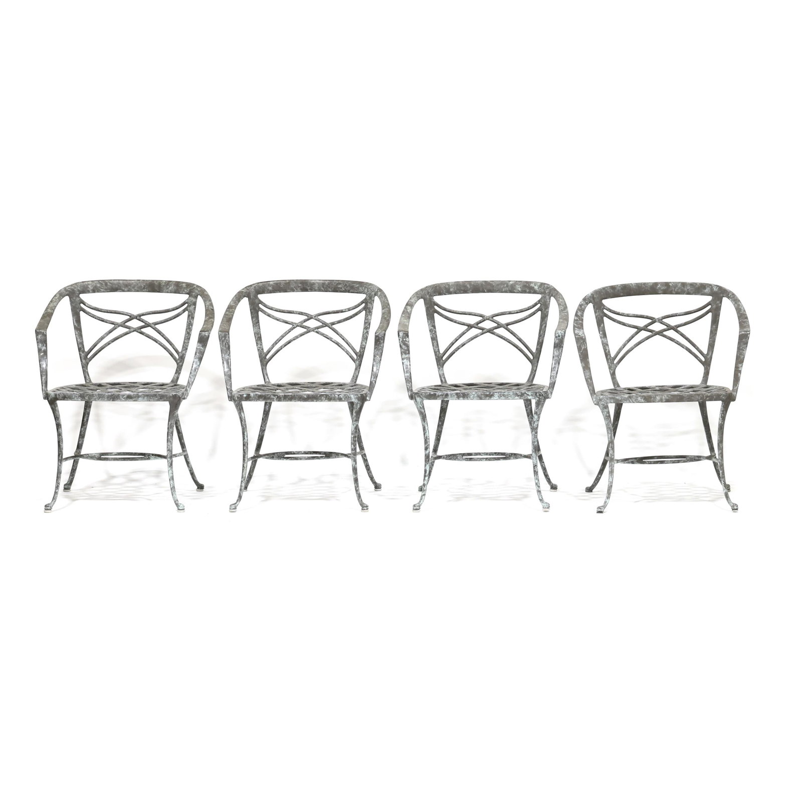 Brown Jordan, Set of Eight Classic Dining Chairs - 3
