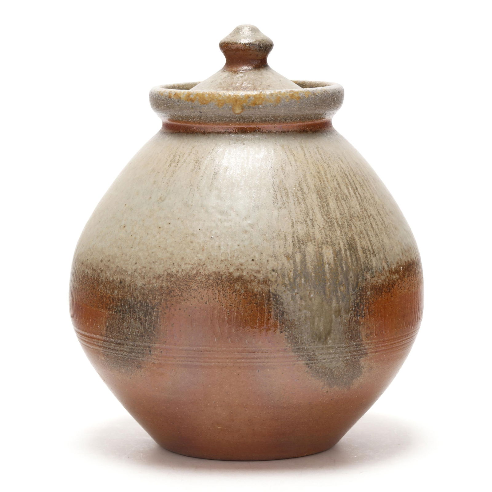 David Stuempfle (Seagrove, NC, b. 1960), Lidded Jar (1 of 5)