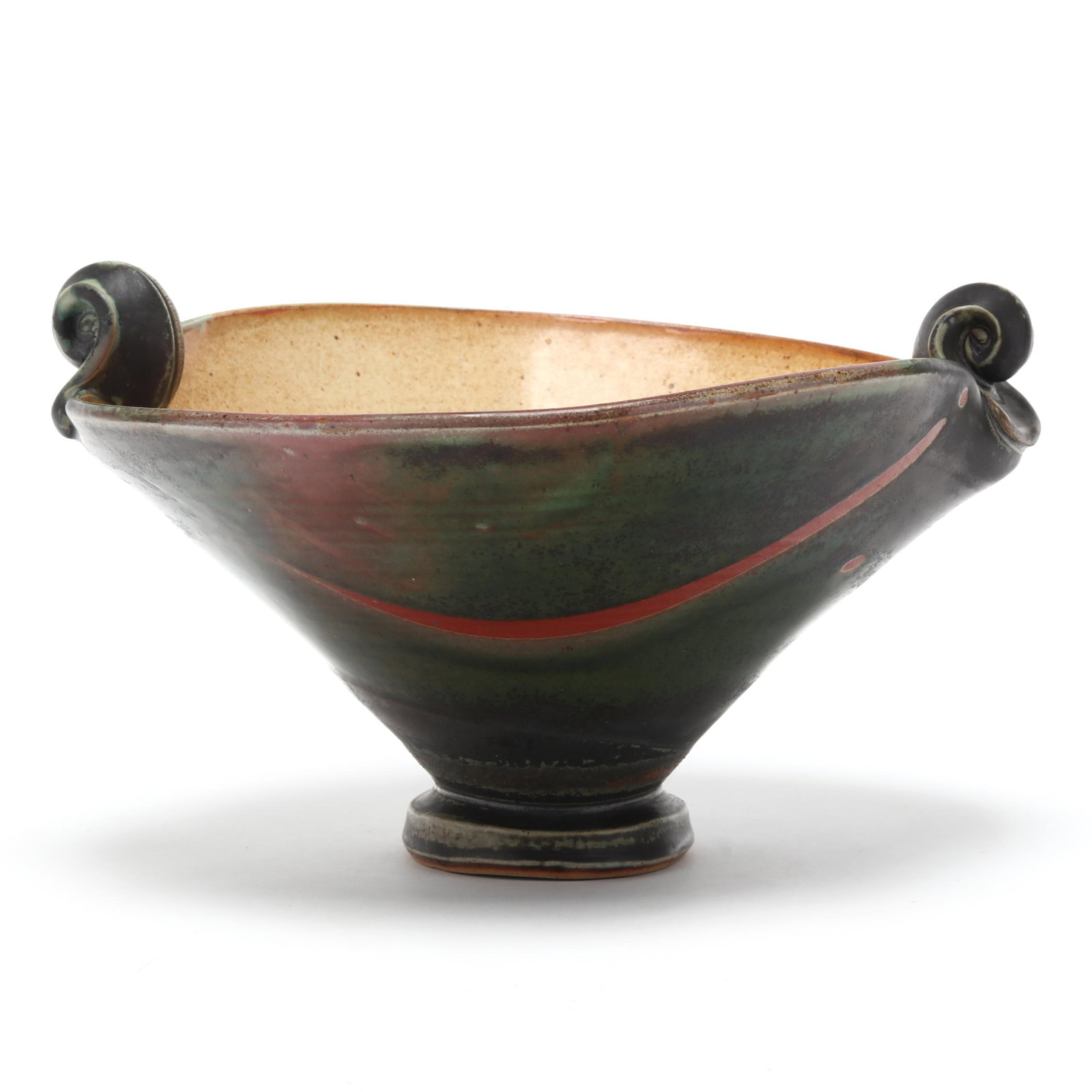 Nick Joerling (Bakersville, NC), Large Art Pottery Centerpiece Bowl (1 of 6)