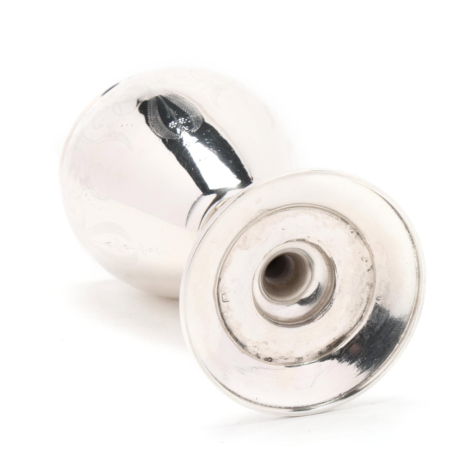 Antique American Coin Silver Goblet - 6