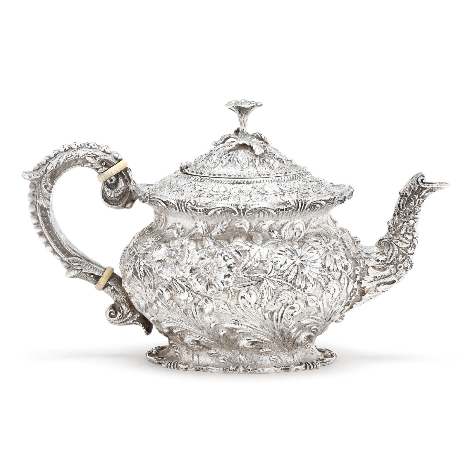 S. Kirk & Son Co. Repousse Sterling Silver Teapot (1 of 6)