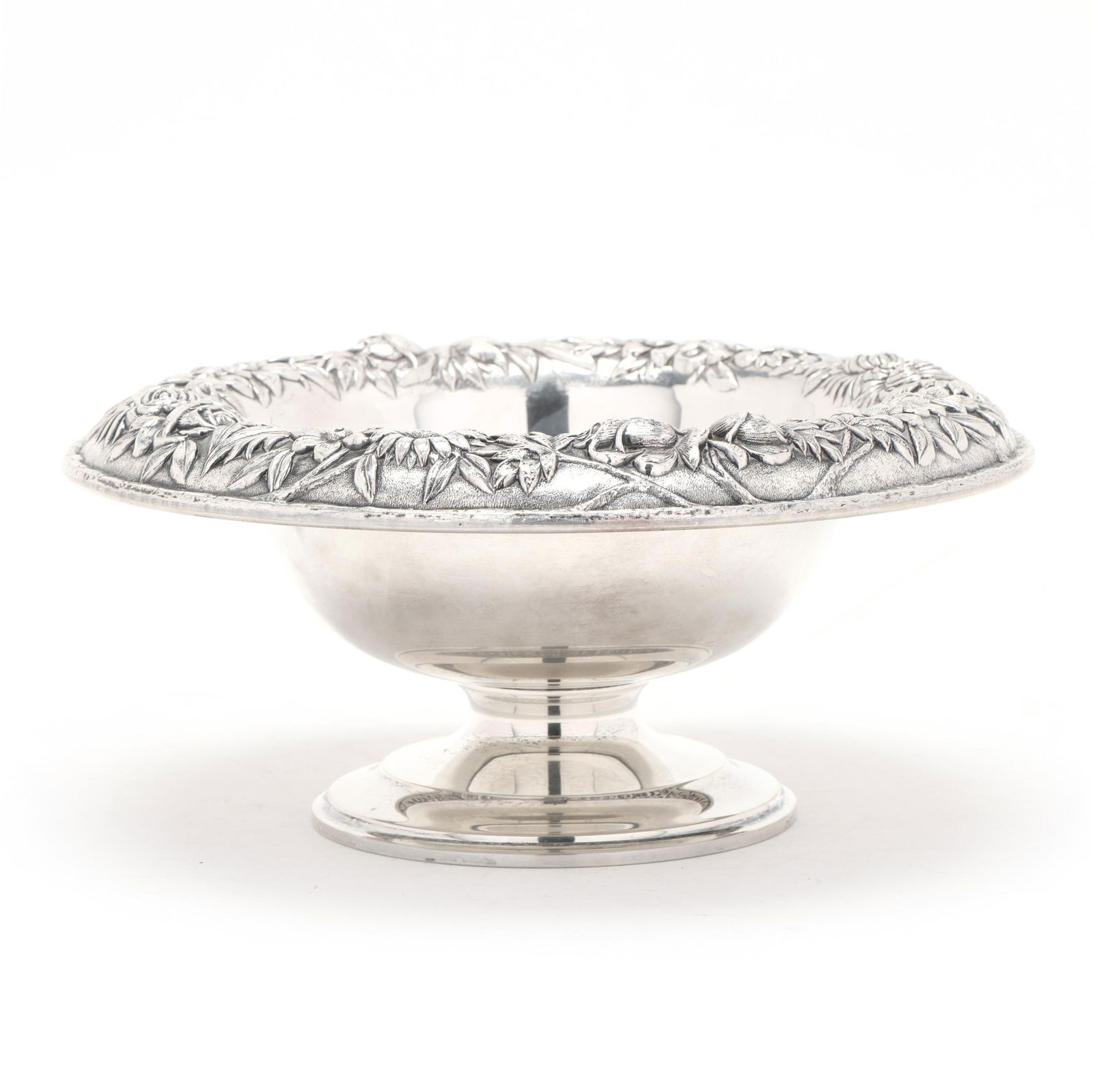 S. Kirk & Son Repousse Sterling Silver Pedestal Bowl (1 of 6)