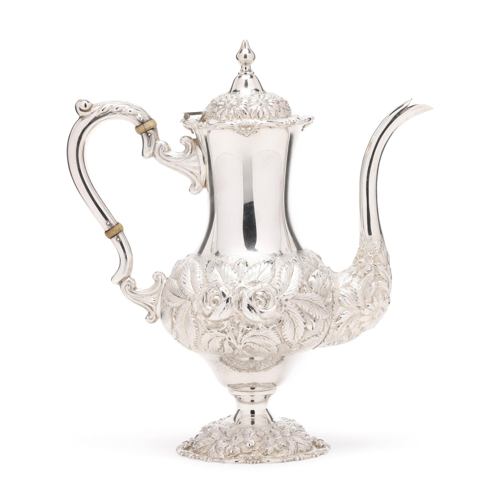 Stieff Repousse Sterling Silver Coffee Pot (1 of 7)