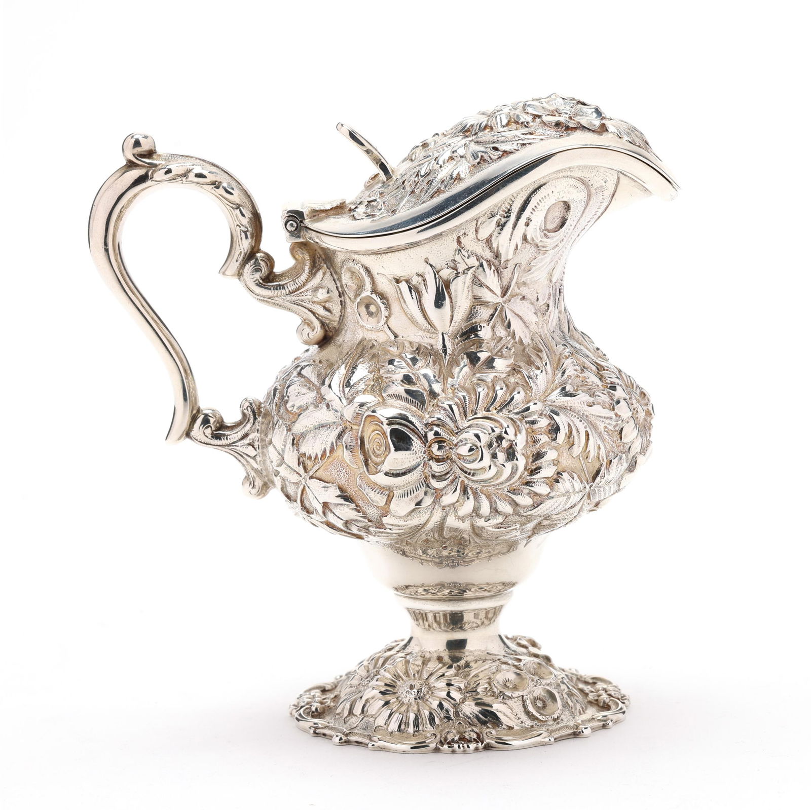 Stieff Repousse Sterling Silver Syrup Pitcher (1 of 8)
