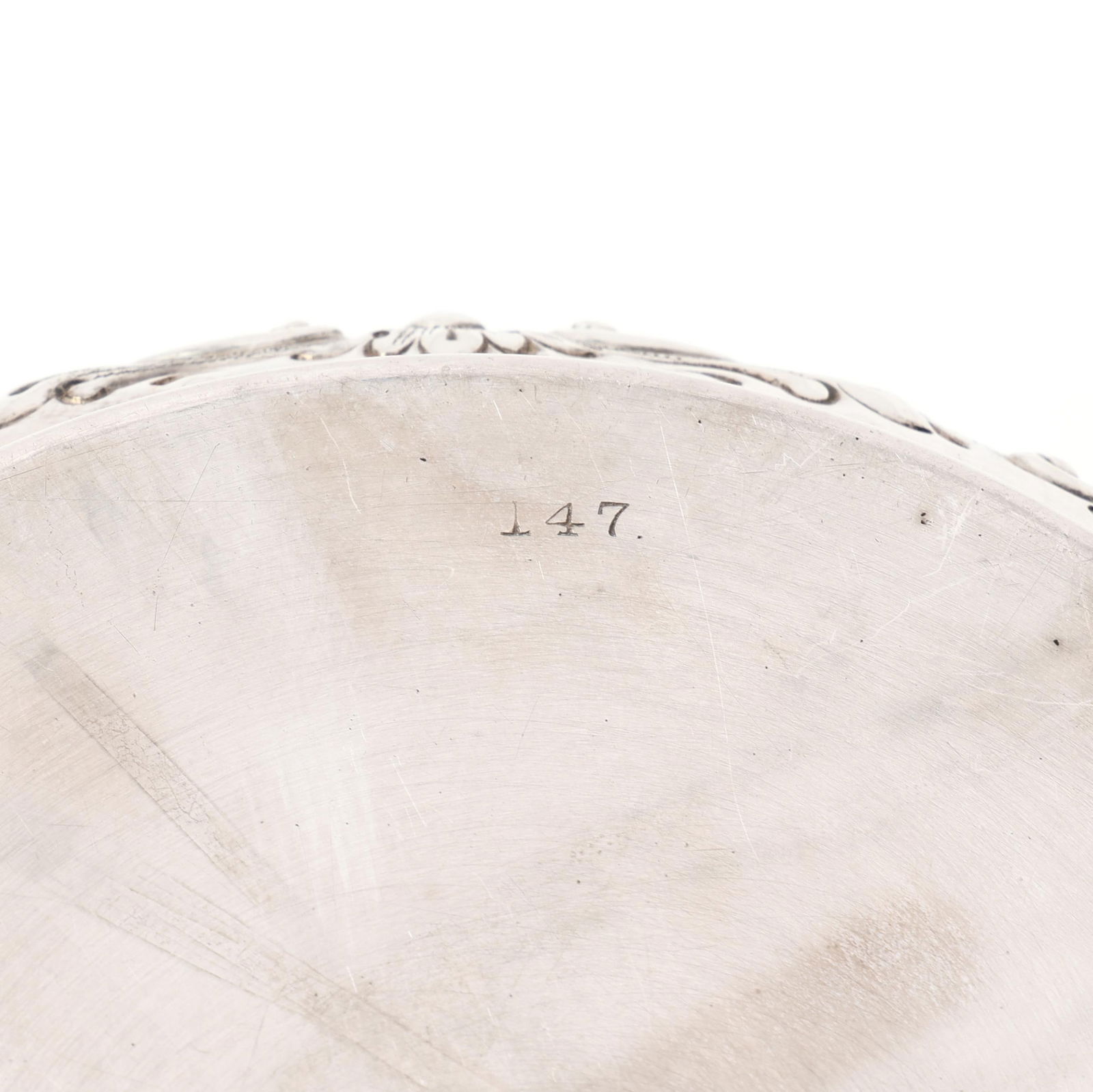 Three Repousse Sterling Silver Serving Items - 10