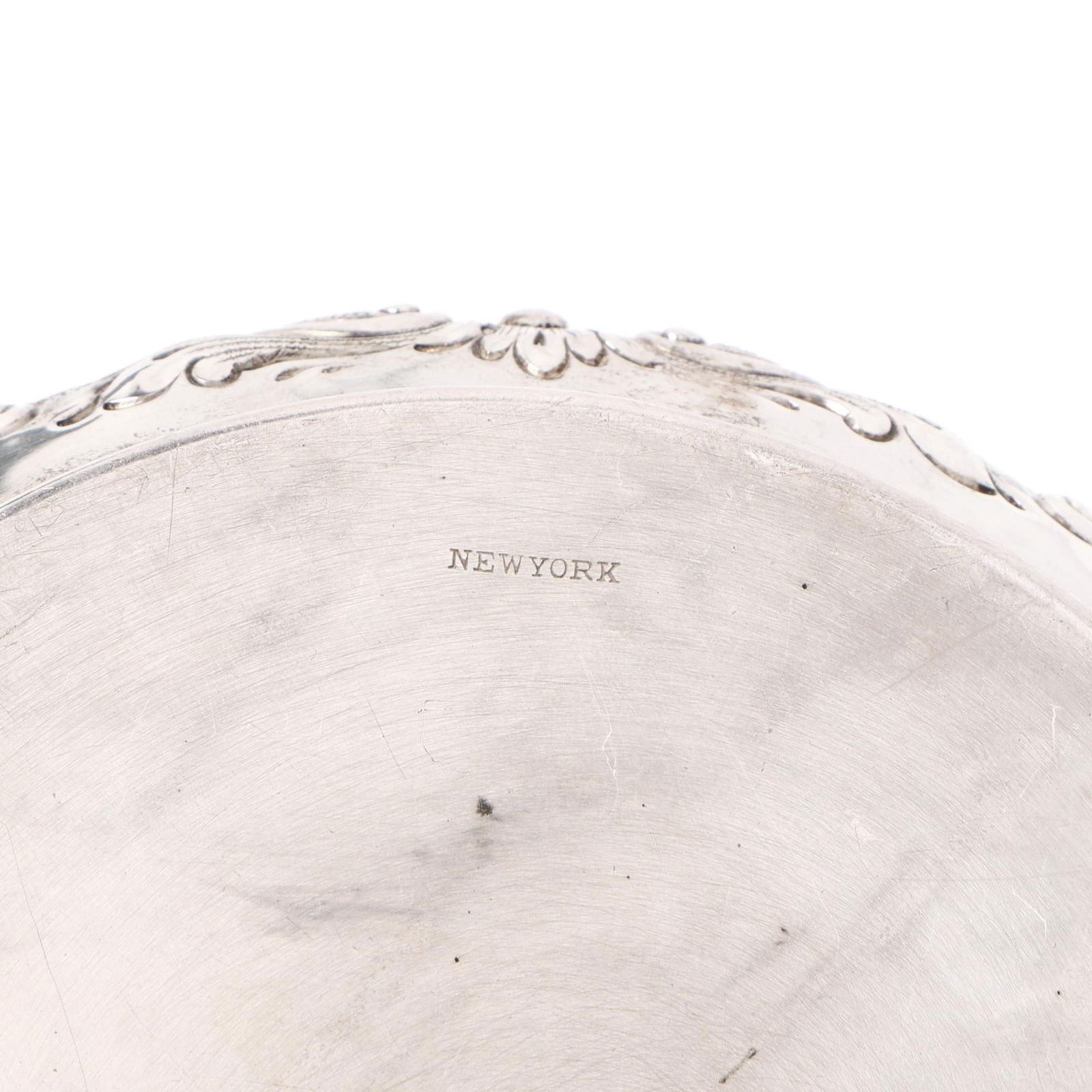 Three Repousse Sterling Silver Serving Items - 8