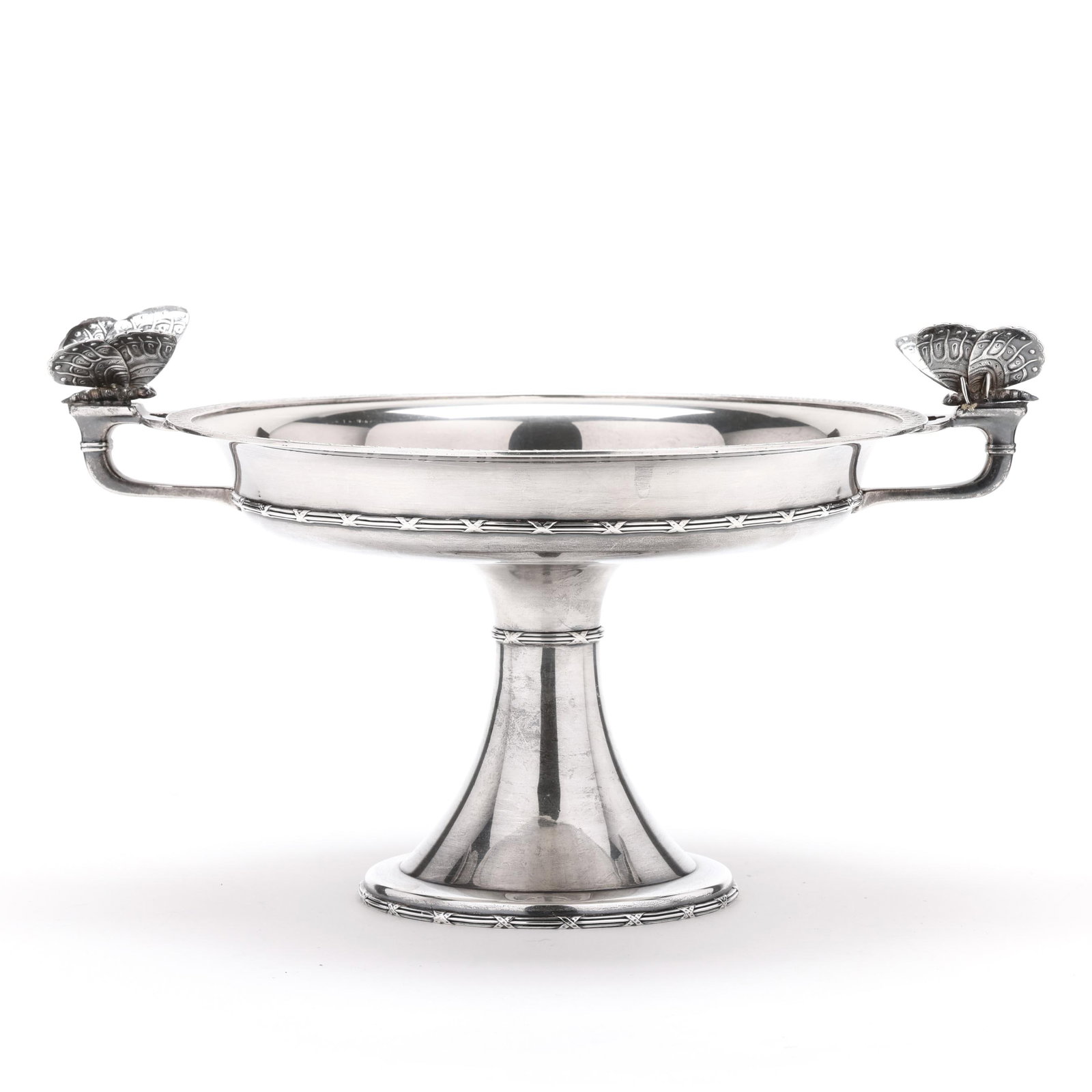 Tiffany & Co. Sterling Silver Centerpiece with Moth Handles (1 of 7)