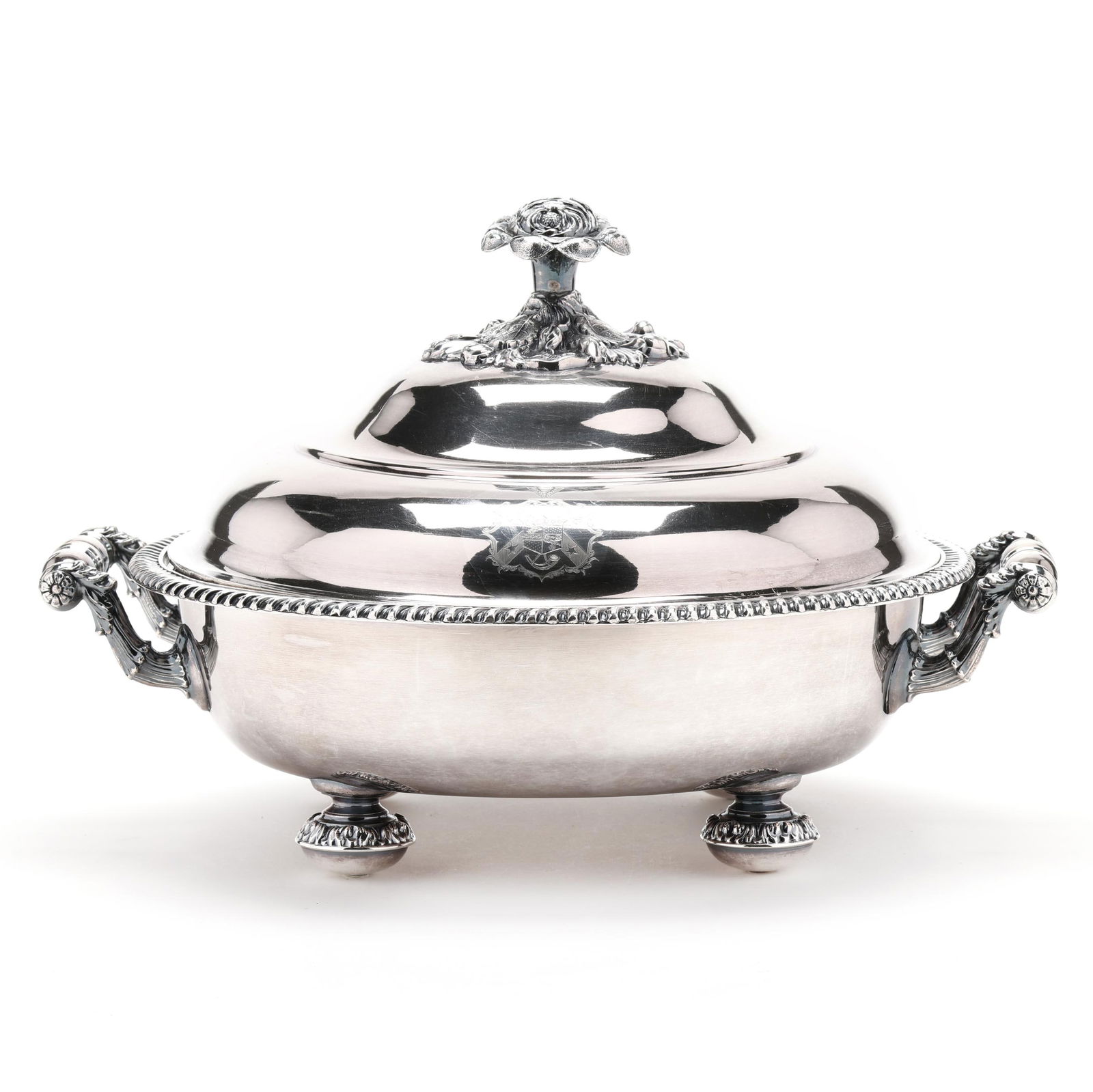 English Silver-Plated Entree Server (1 of 7)