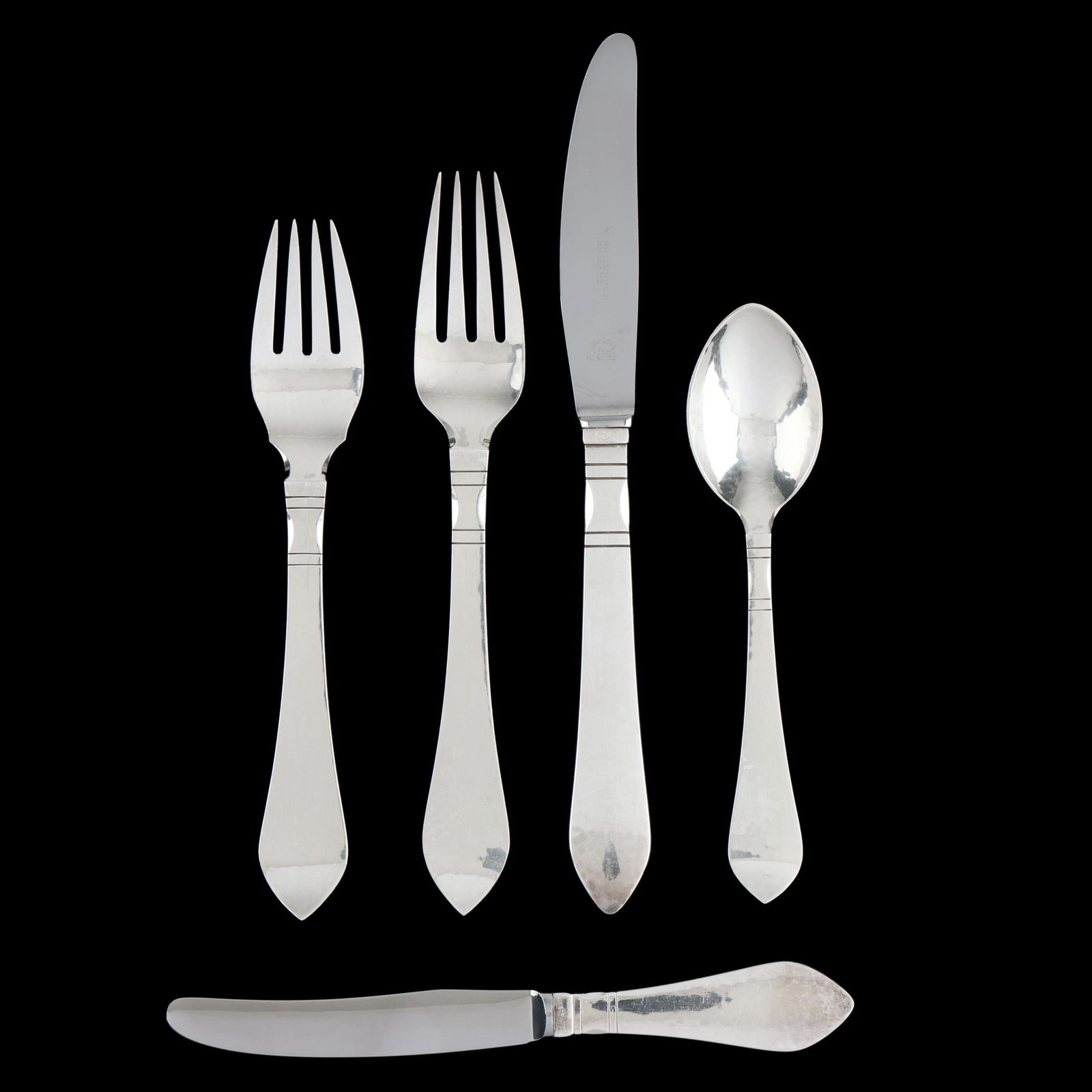 Georg Jensen Continental Sterling Silver Flatware Service (1 of 5)
