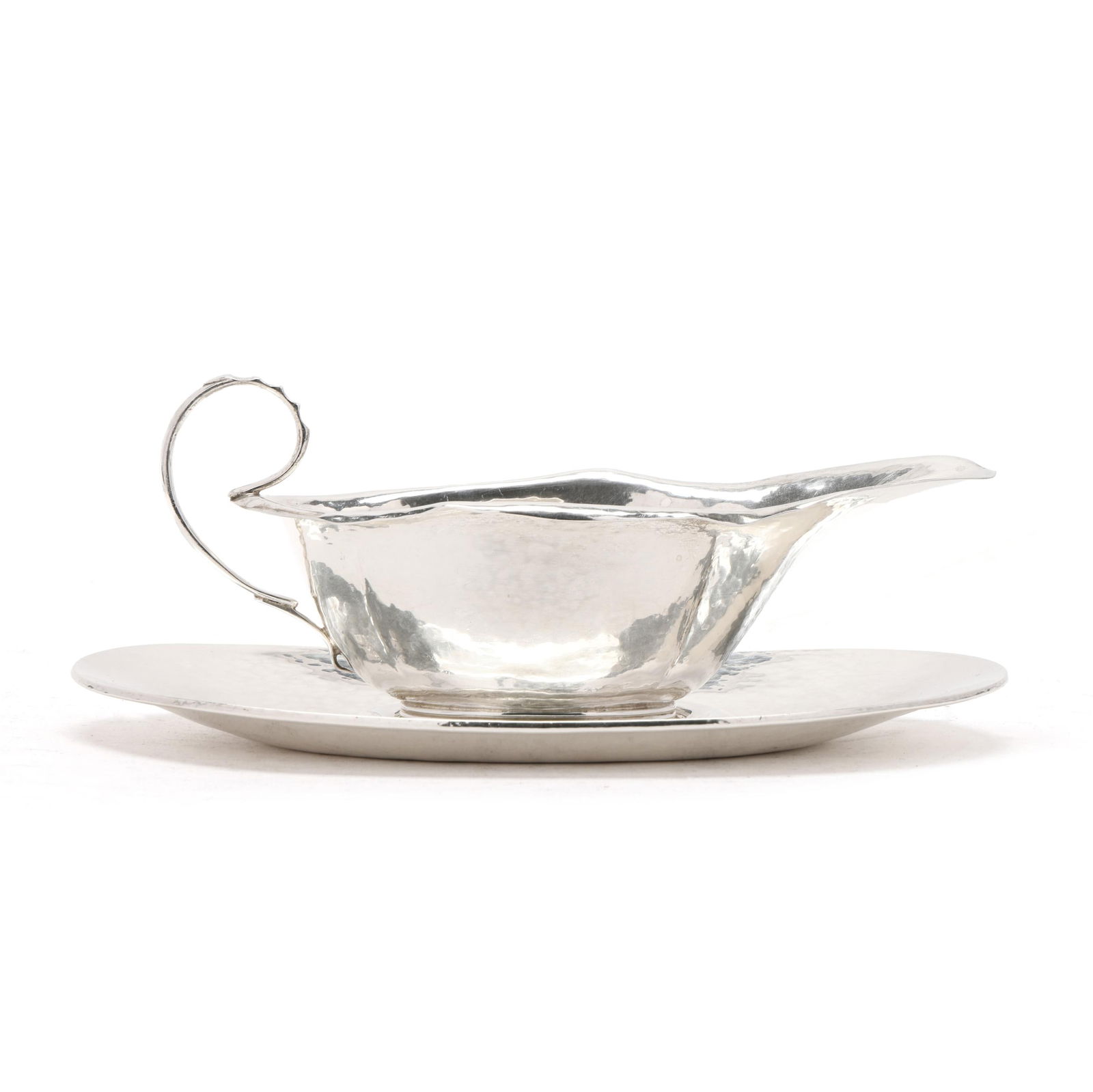 Gorham Sterling Silver Sauce Boat and Underplate (1 of 9)