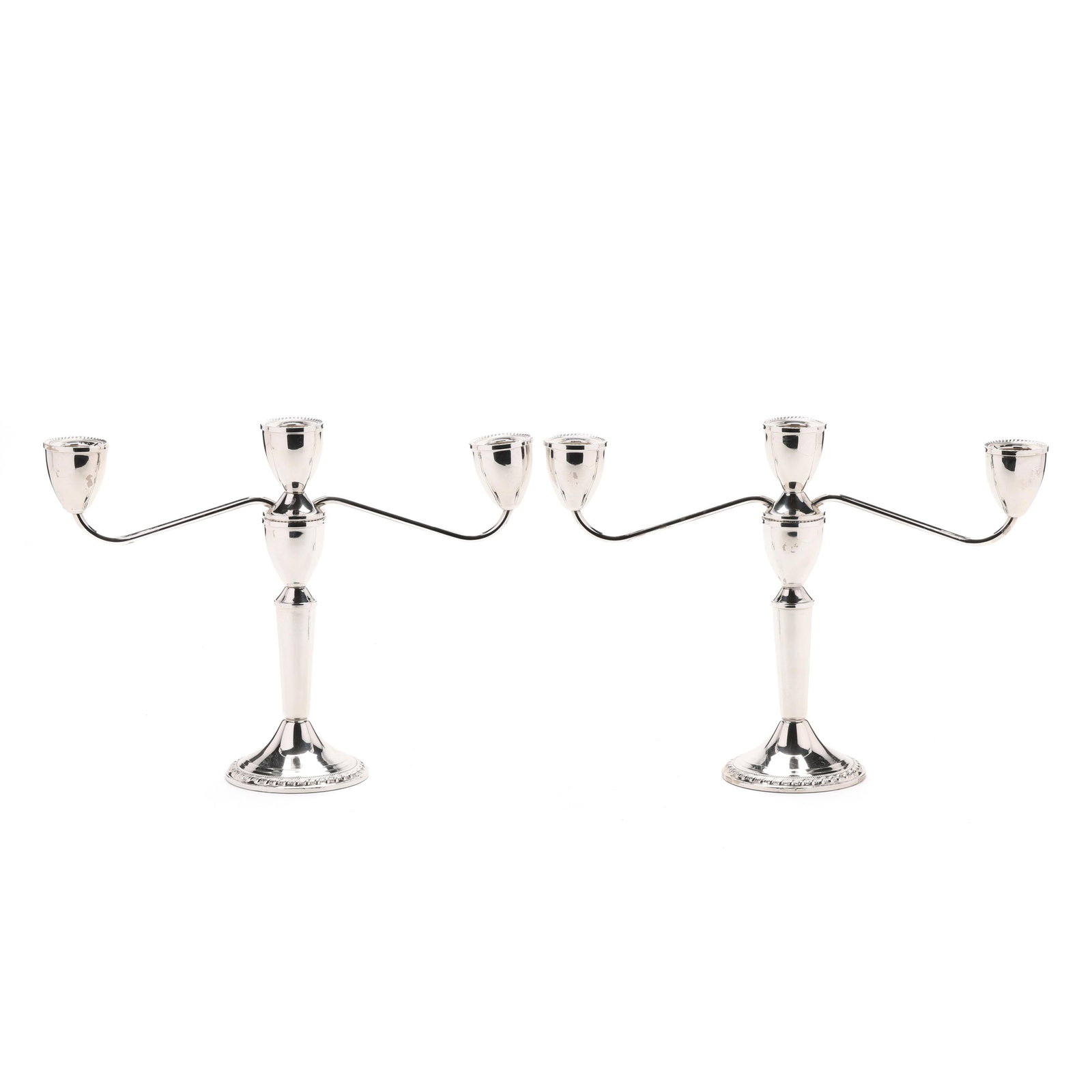 Pair of Mayflower Sterling Silver Candelabra (1 of 7)