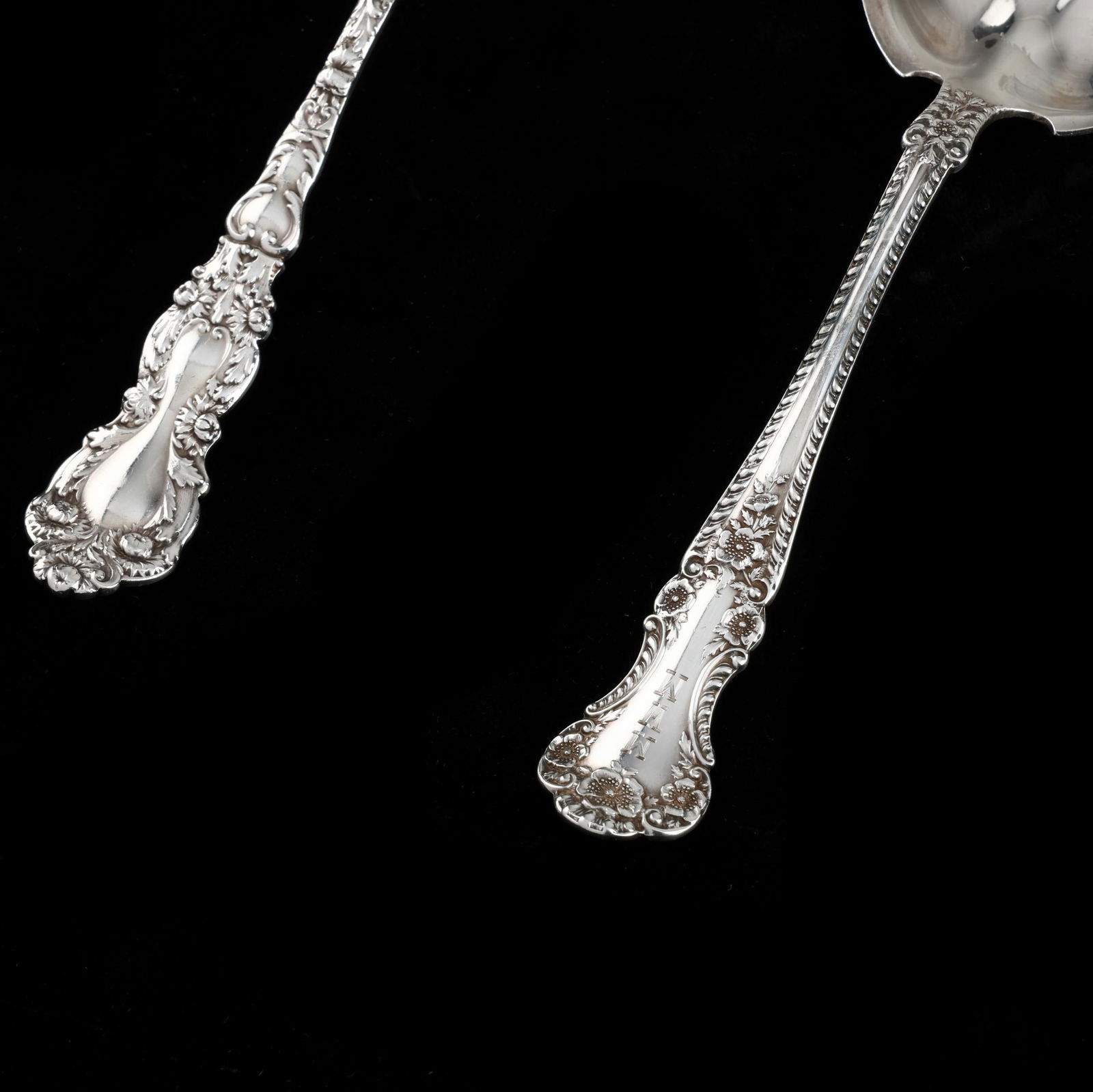 Two Gorham Sterling Silver Macaroni Servers - 2