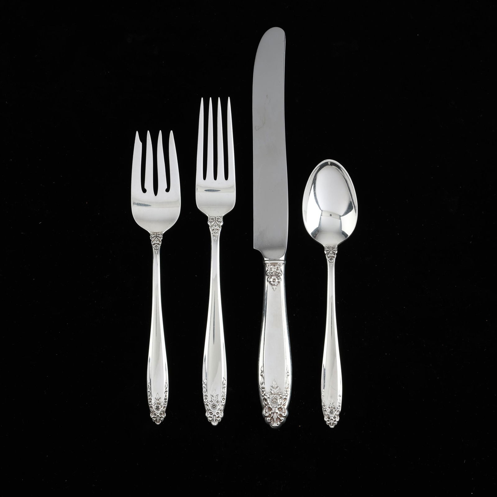 International Prelude Sterling Silver Flatware Service (1 of 8)