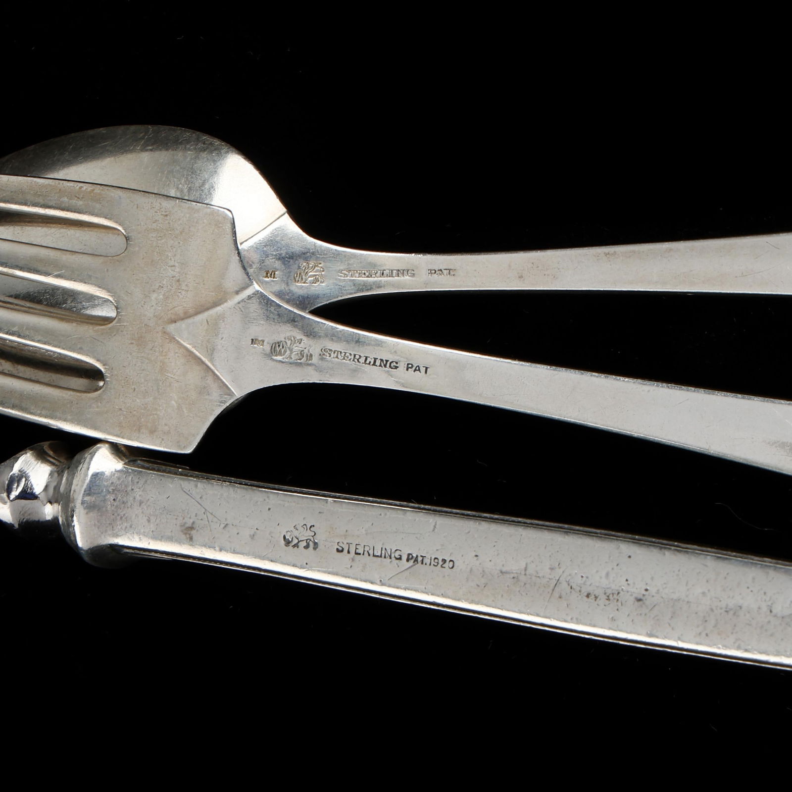 Whiting King Albert Sterling Silver Flatware - 3