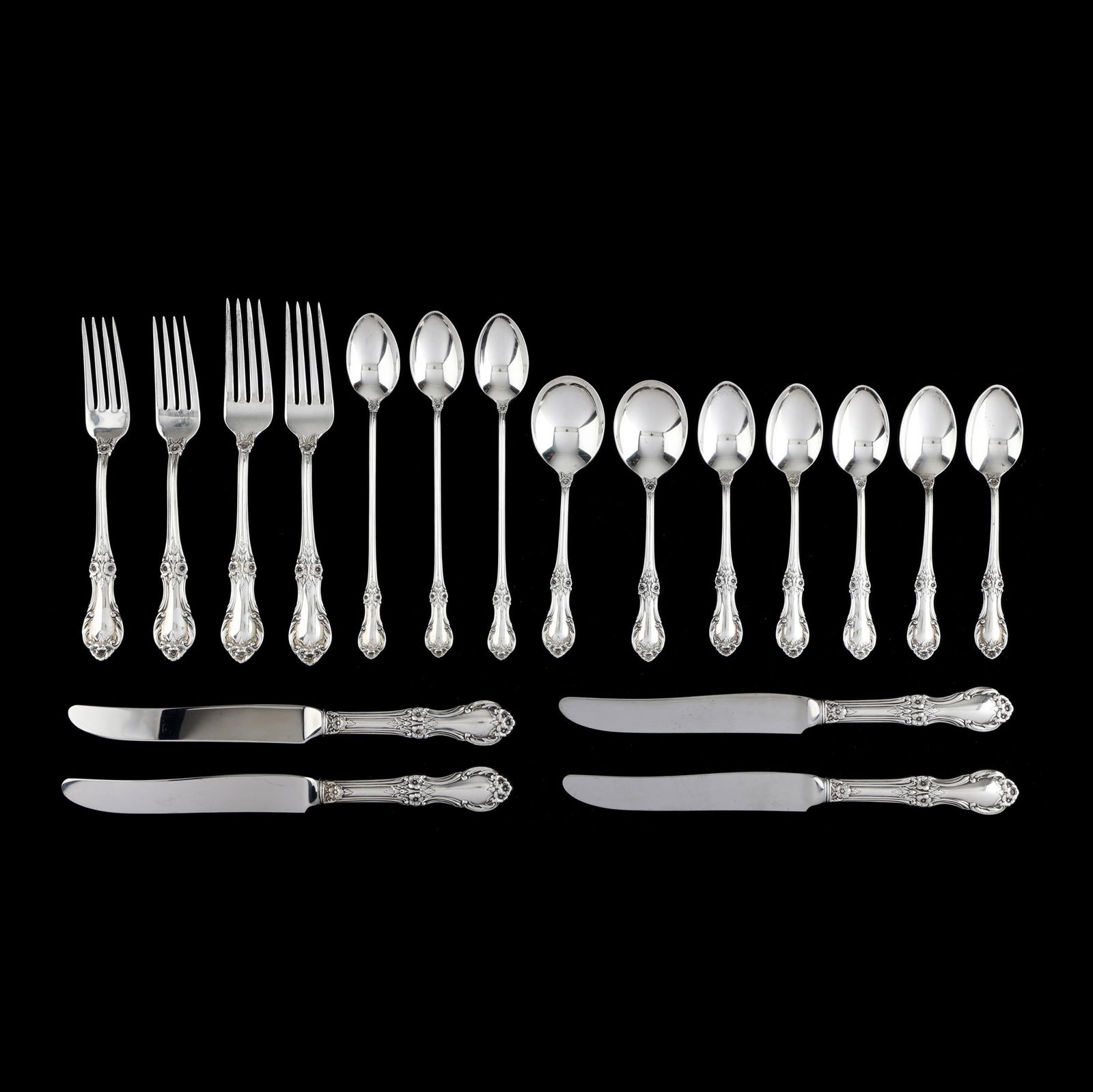 International Wild Rose Sterling Silver Flatware (1 of 5)