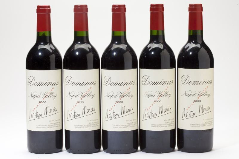 Dominus: Dominus20005 bottlesEstate Bottled5 into neck Provenance: Estate of the late Dr. Stewart Penfold Blake of Palo Alto, CA and Charlotte, NC