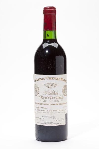 Chateau Cheval Blanc: Chateau Cheval Blanc(97pts WS)19831 bottleSt. Emilionbn, lbsl, scc Provenance: Estate of the late Dr. Stewart Penfold Blake of Palo Alto, CA and Charlotte, NC