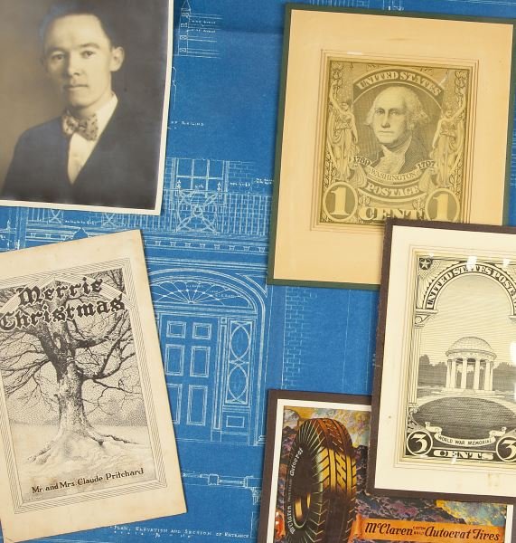 Claude Pritchard (NC, fl.1920-1950), Archive: Claude Pritchard (NC, fl.1920-1950), Archive pertaining to the career of Claude Reynolds Pritchard, 1920s - 1950s. Included are architectural renderings, news clippings, pen-and-ink originals for pers