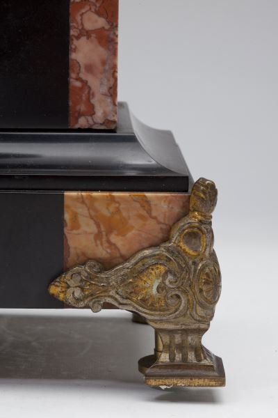 Three Piece French Mantel Clock Garniture Set - 3