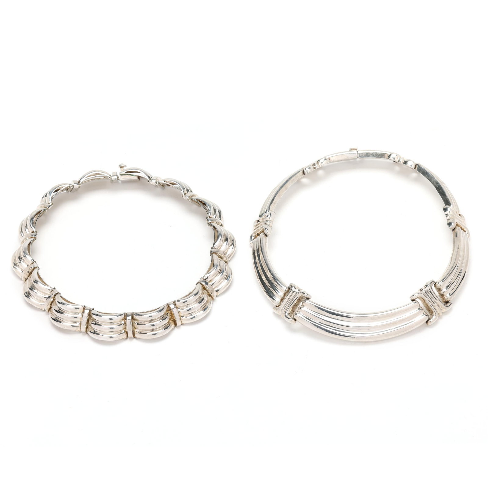 Two Sterling Silver Necklaces (1 of 7)