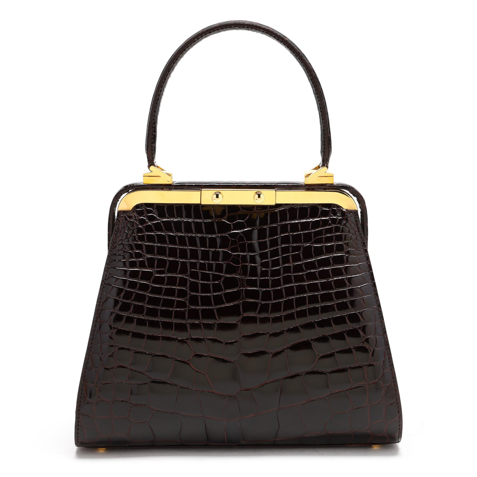 Alligator Frame Convertible Handbag, Brooks Brothers (1 of 13)
