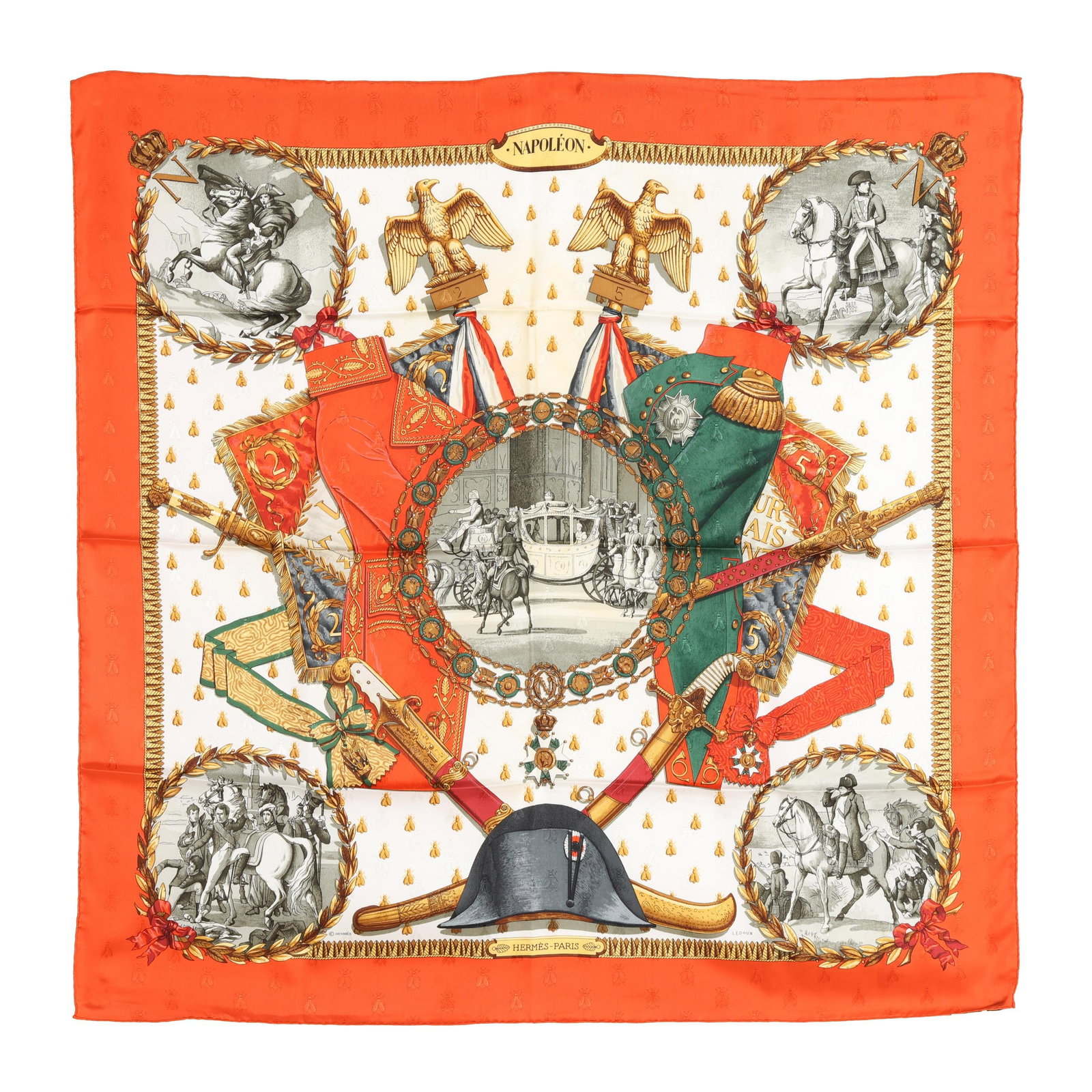 Silk Napoléon Scarf, Hermès (1 of 10)