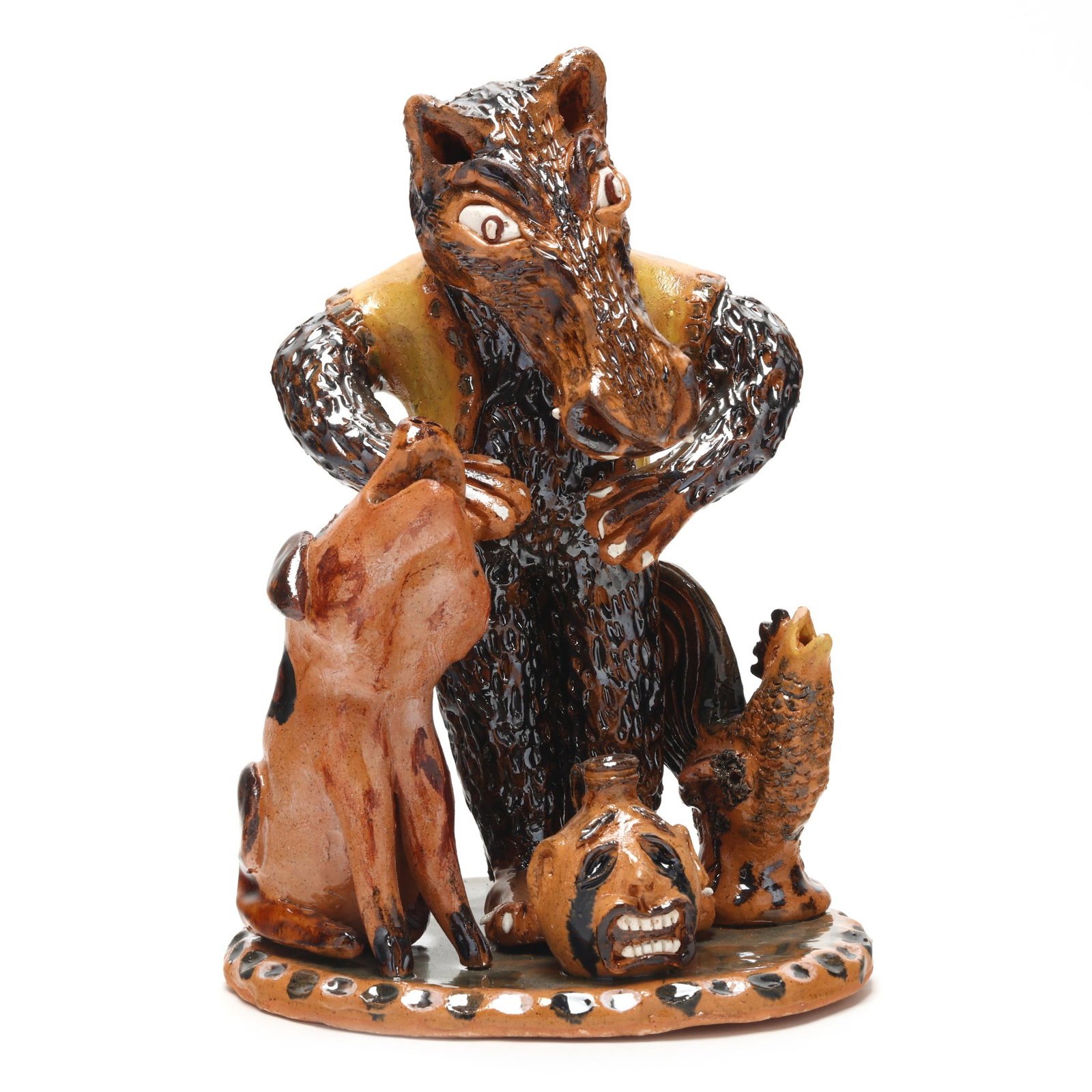 Billy Ray Hussey (Robbins, NC, b. 1955), Don't Cry Squeal or Crow Wolf (1 of 6)