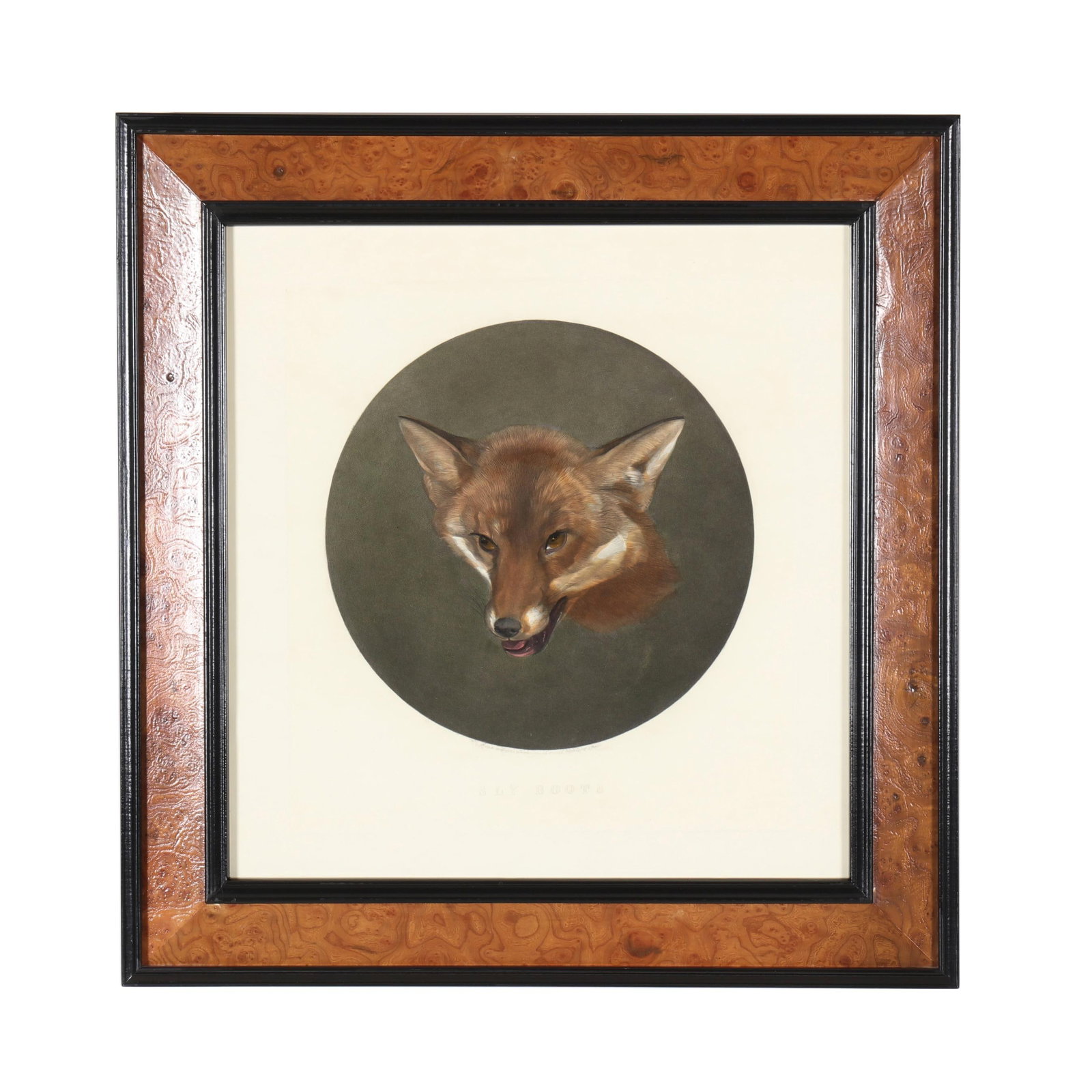 English School (Mid 19th Century), Sly Boots: English School (Mid 19th Century), Sly Bootshand-colored engraving, 1846, published by William Spooner, London, presented in a burlwood frame below glass. Plate mark 17 x 15 3/4 in.; Frame dimensions