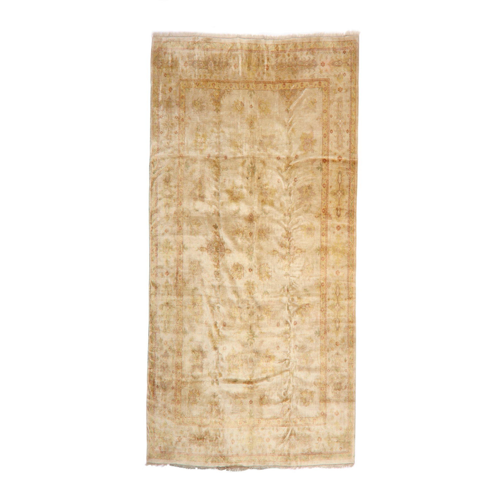 Indo-Oushak Room Size Carpet (1 of 4)