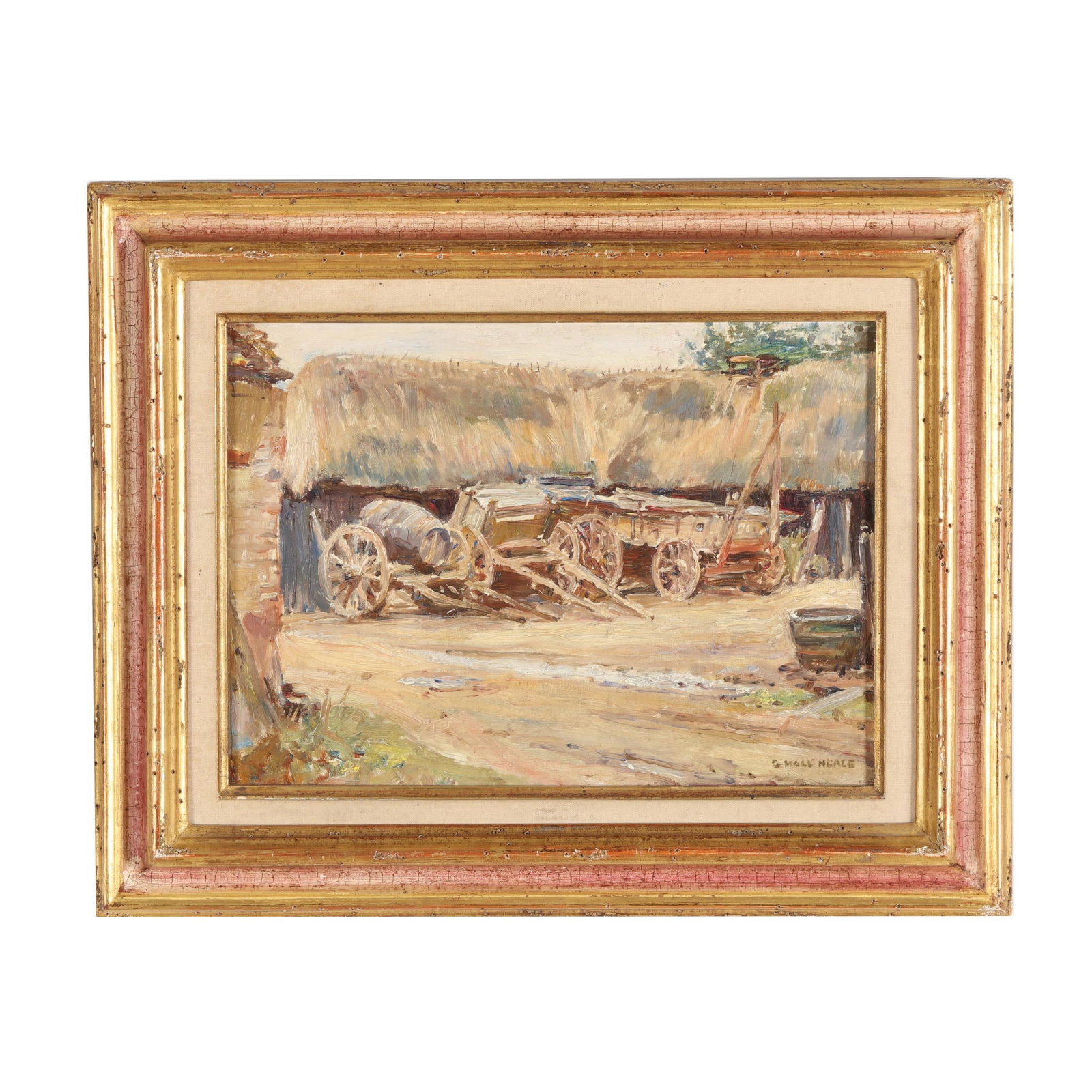 George Hall Neale (English, 1863-1940), A Surrey Farmyard (1 of 5)