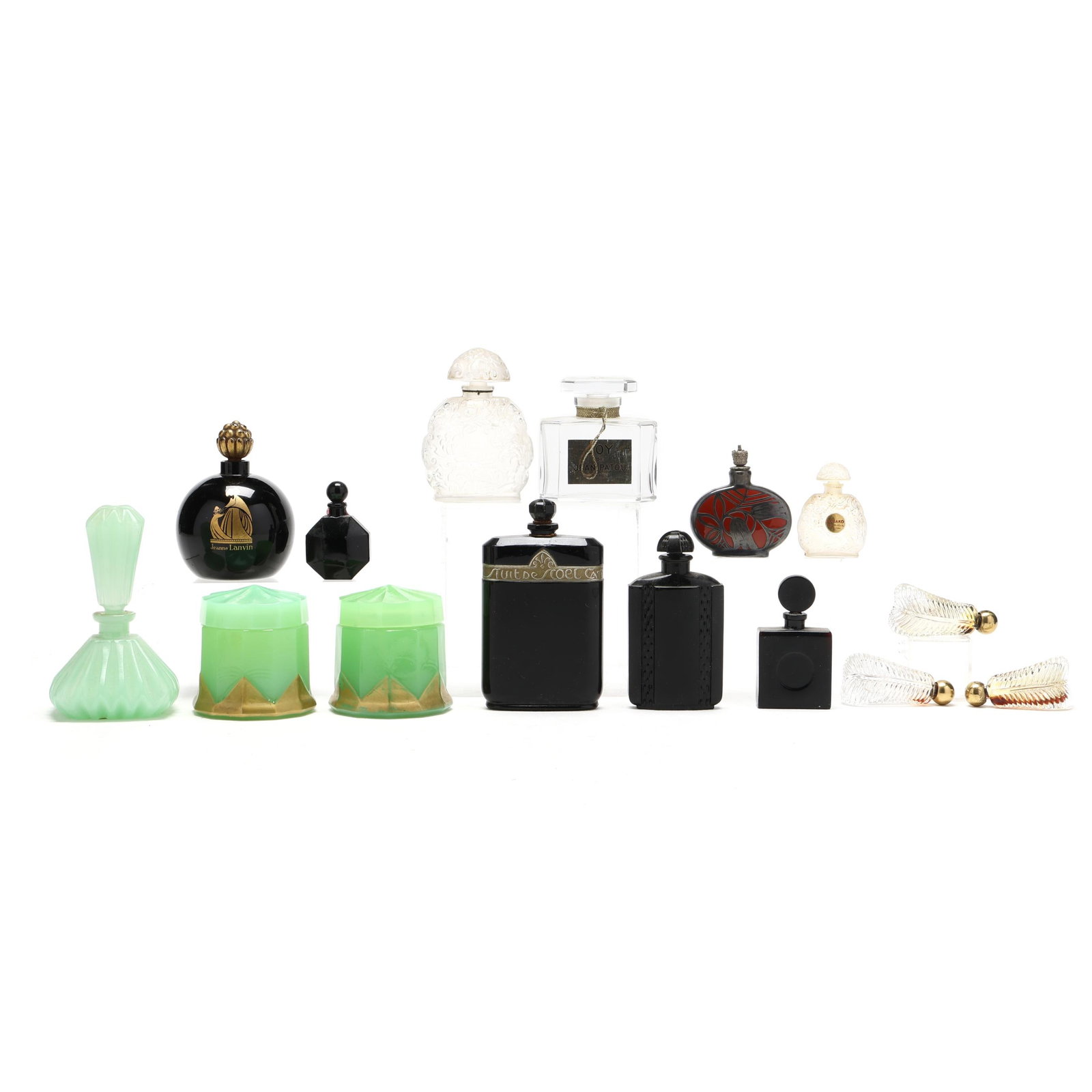 (13) Art Deco Perfume Bottles and Dresser Jars (1 of 20)