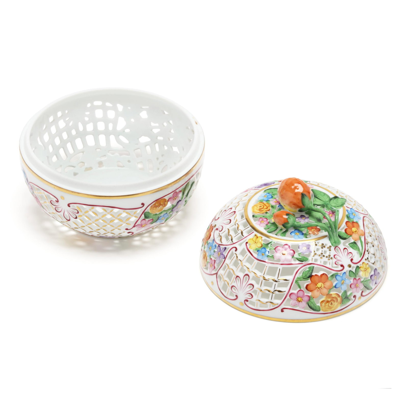 Two Small Herend Porcelain Boxes - 3