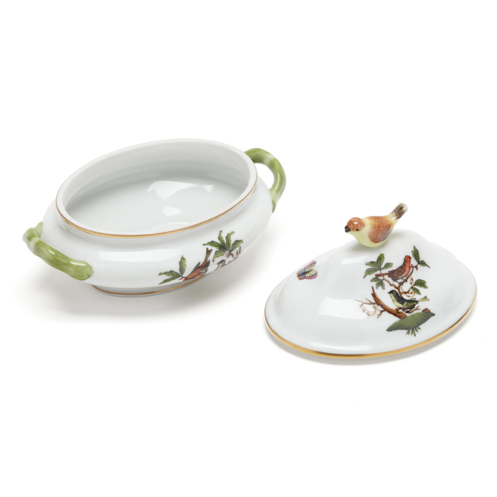 Two Small Herend Porcelain Boxes - 5