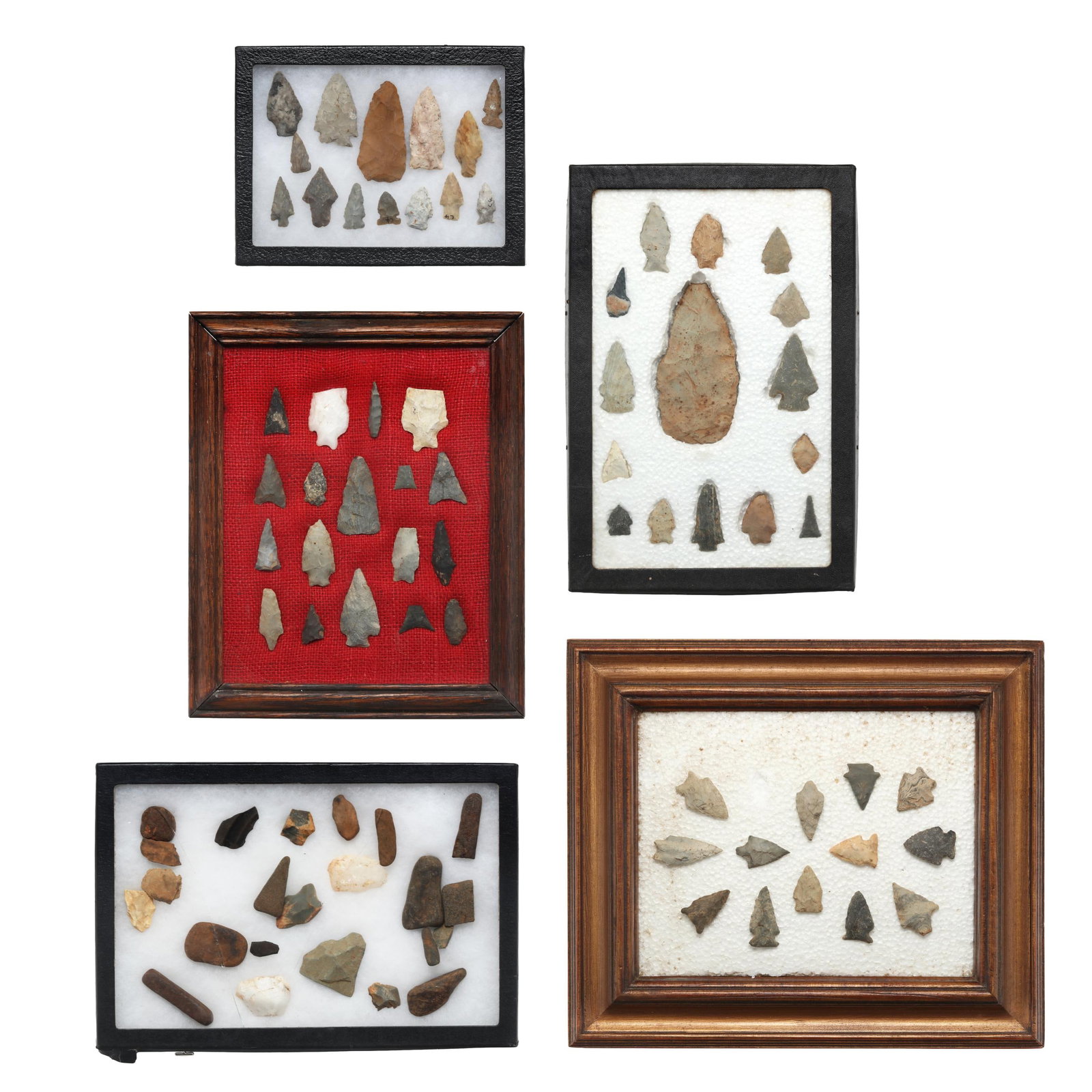 Five Frames of Southeastern Indian Points and Tools (1 of 6)