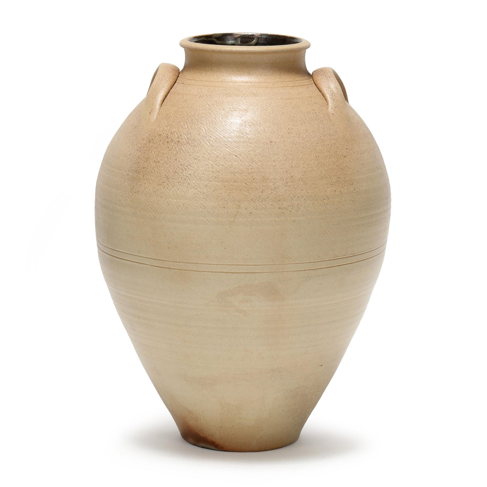 David Steumpfle (Seagrove, NC), Large Dual Handled Pottery Vase (1 of 7)