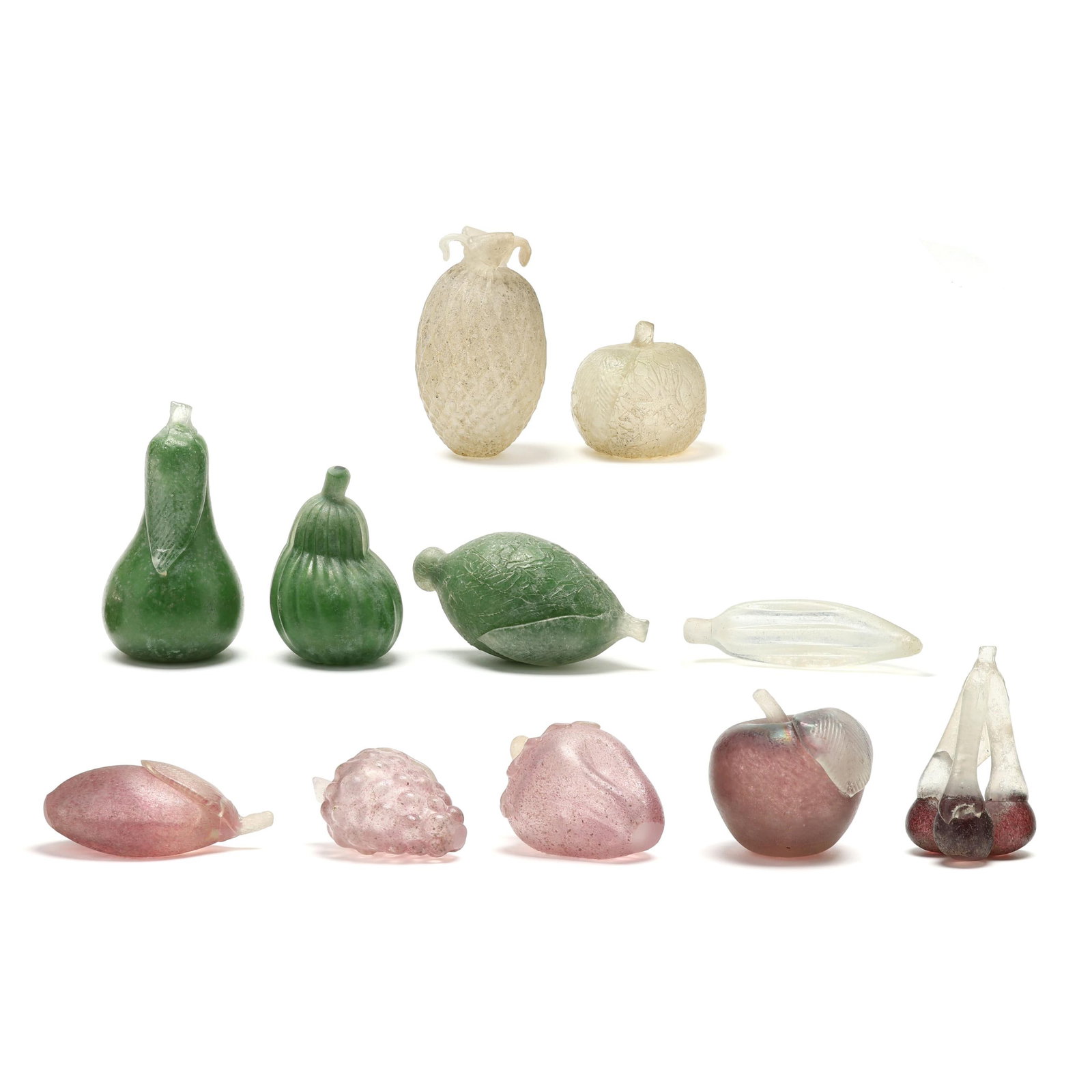Eleven Pieces of Murano Glass Fruit (1 of 9)
