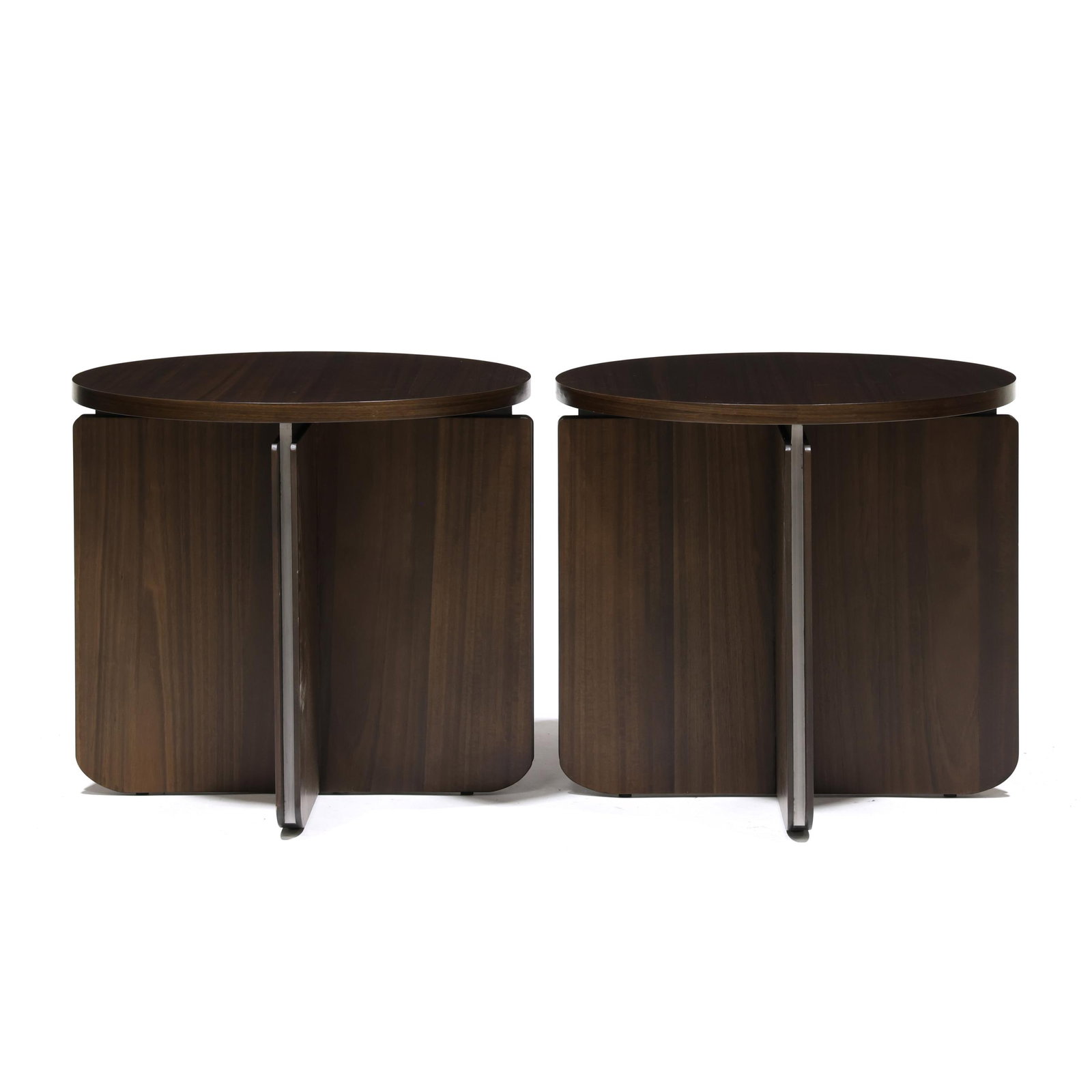 EJ Victor, Pair of Circular End Tables (1 of 5)