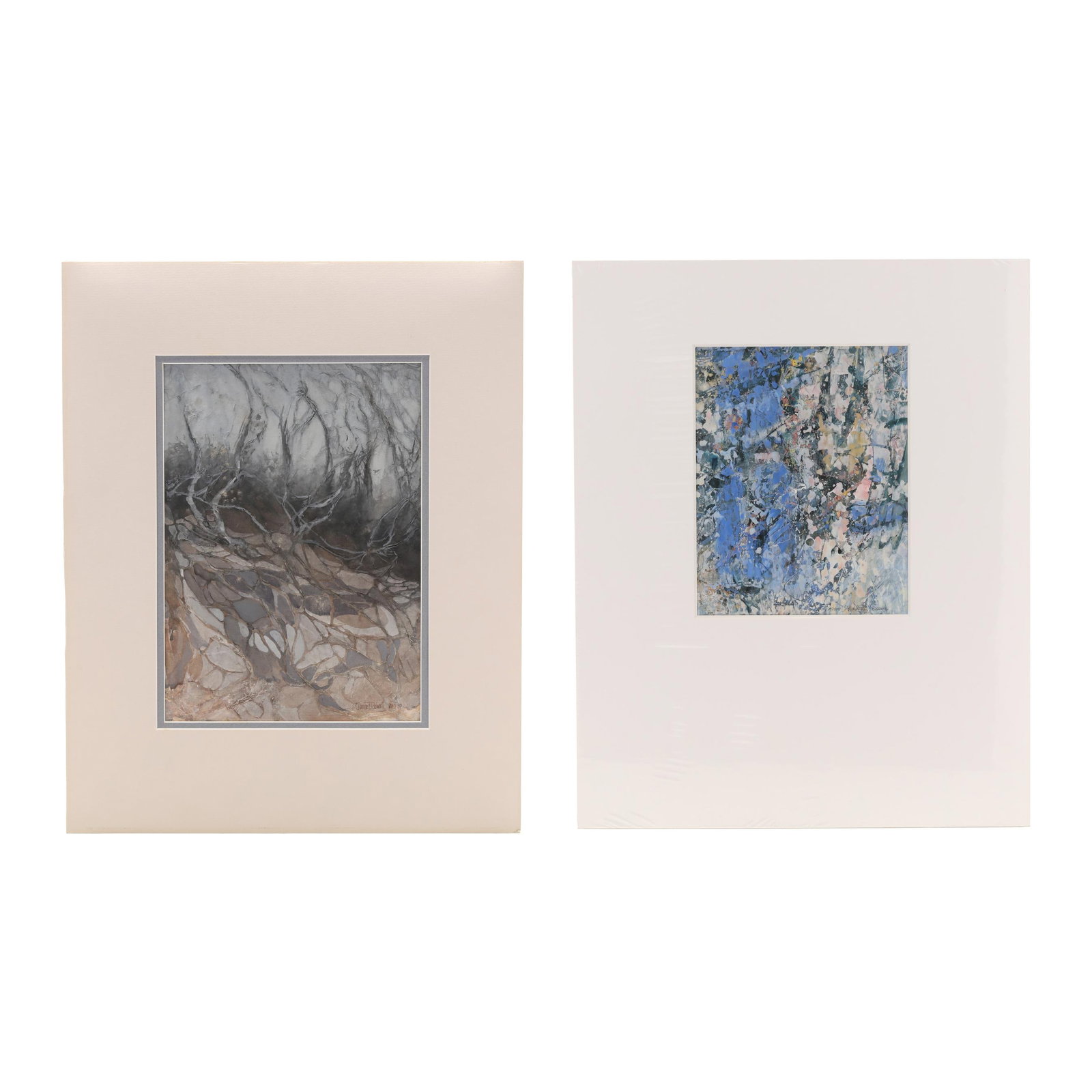 Dianne T. Rodwell (NC, b.1952), Two Unframed Paintings (1 of 13)